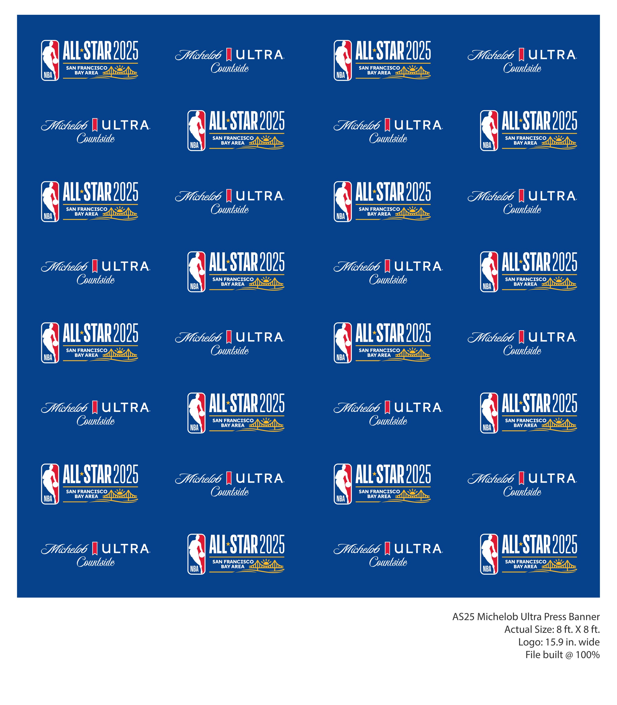 2025 NBA All-Star Game concert series press banner