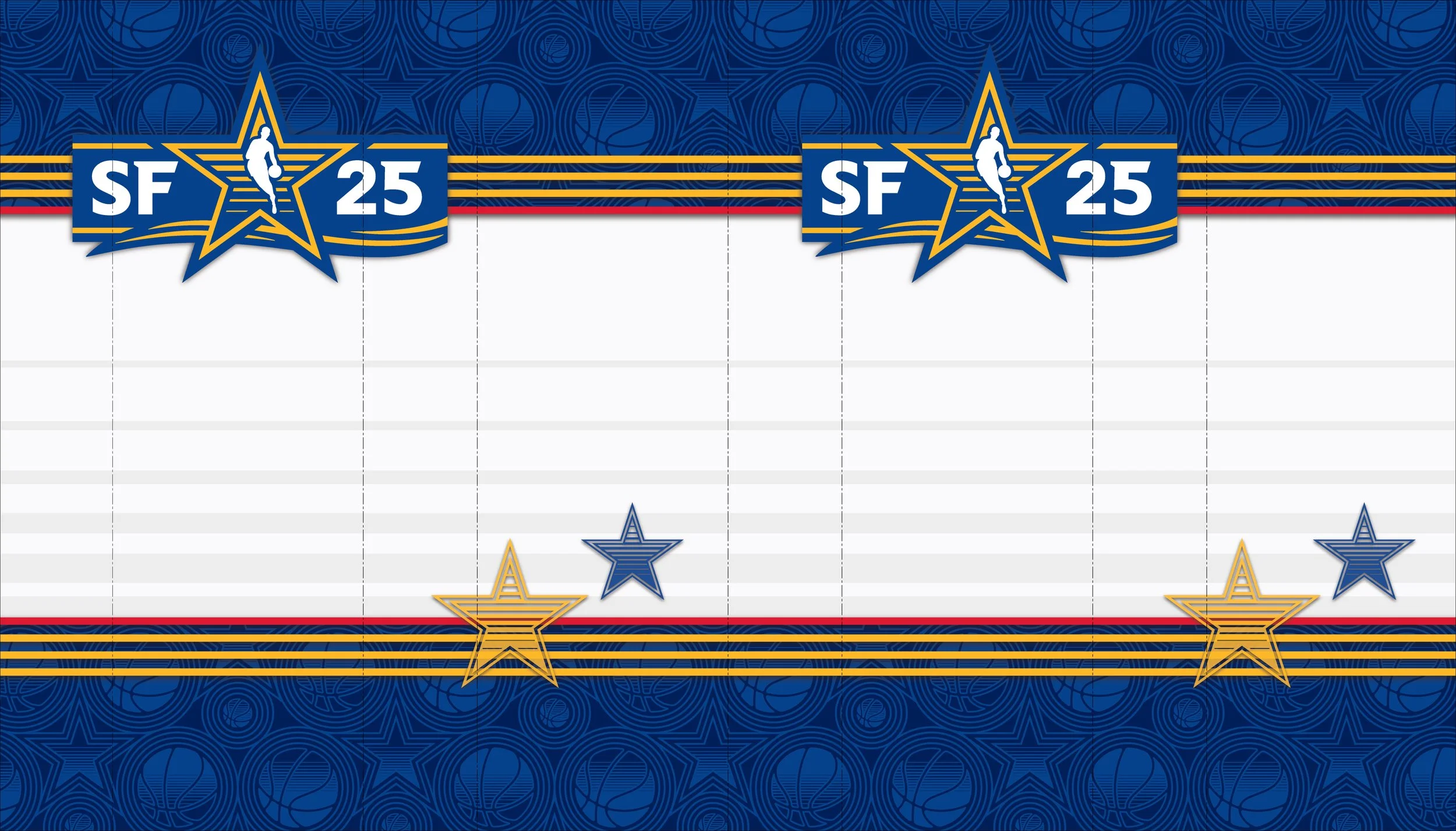 2025 NBA All-Star Game ball holder pedestal wrap