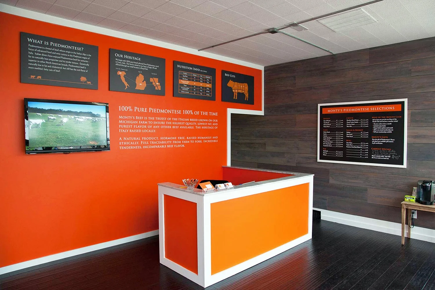 Monty's Beef Co. Retail Experience, Food Truck & Branding