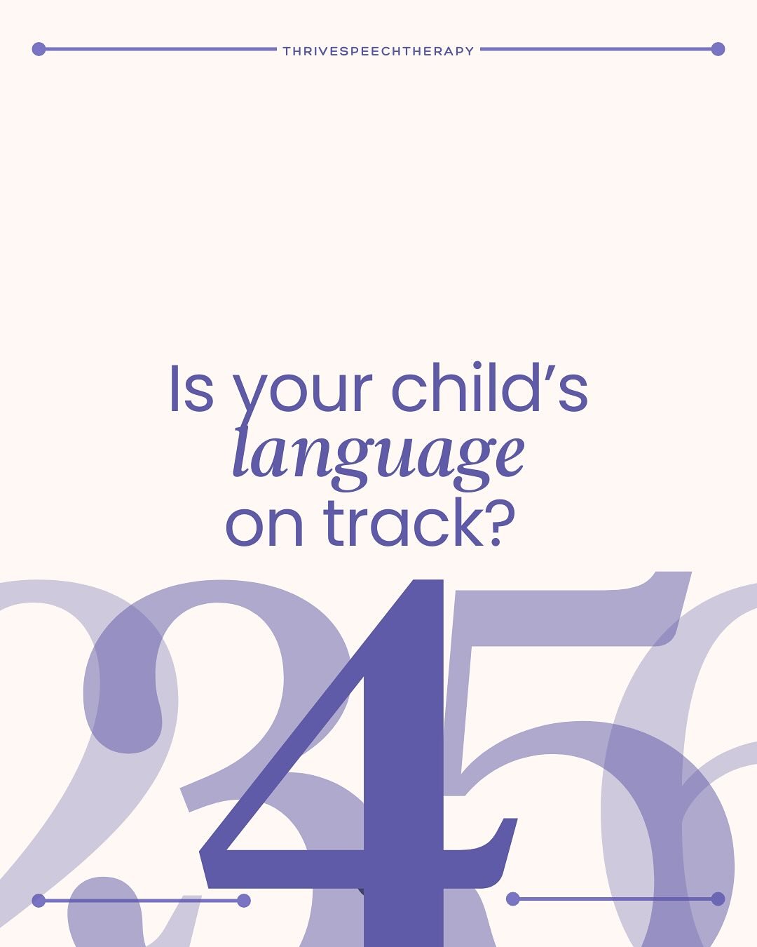 &ldquo;My child isn&rsquo;t talking yet - should I be worried?&rdquo;
You&rsquo;re not alone. This is one of the most common questions we hear from parents - and the answer starts with understanding what&rsquo;s typical.

Here&rsquo;s a quick guide t