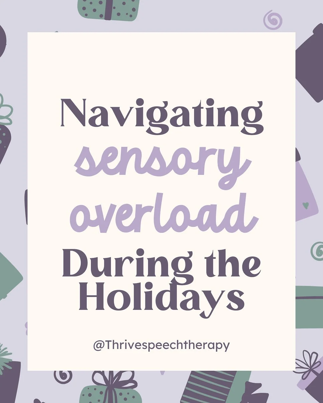 The holidays can be full of joy-but also full of noise, crowds, and routine changes that can feel overwhelming for kids with sensory sensitivities.
Here are a few ways to make the season more manageable and enjoyable for your child.
With the right pr