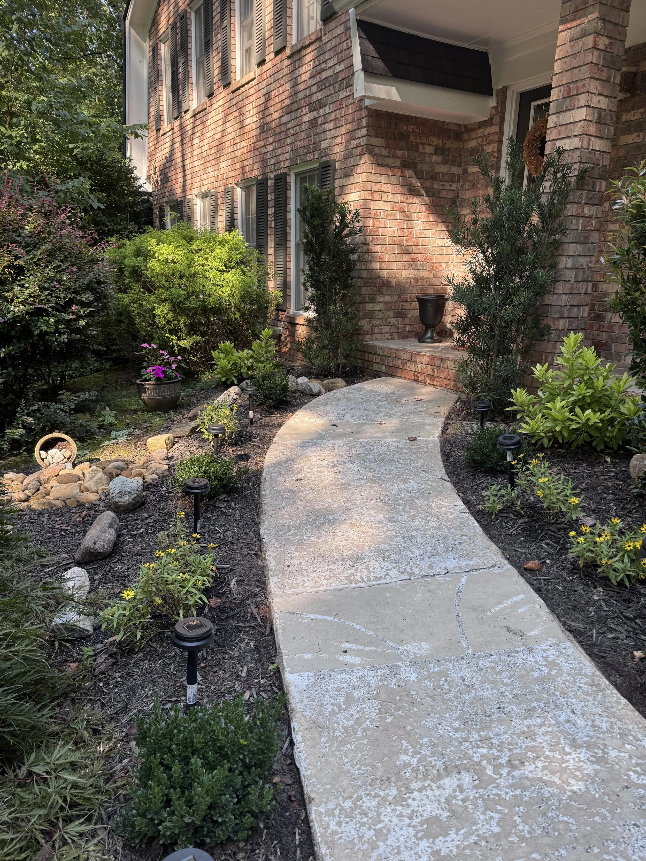 Low maintenance front yard