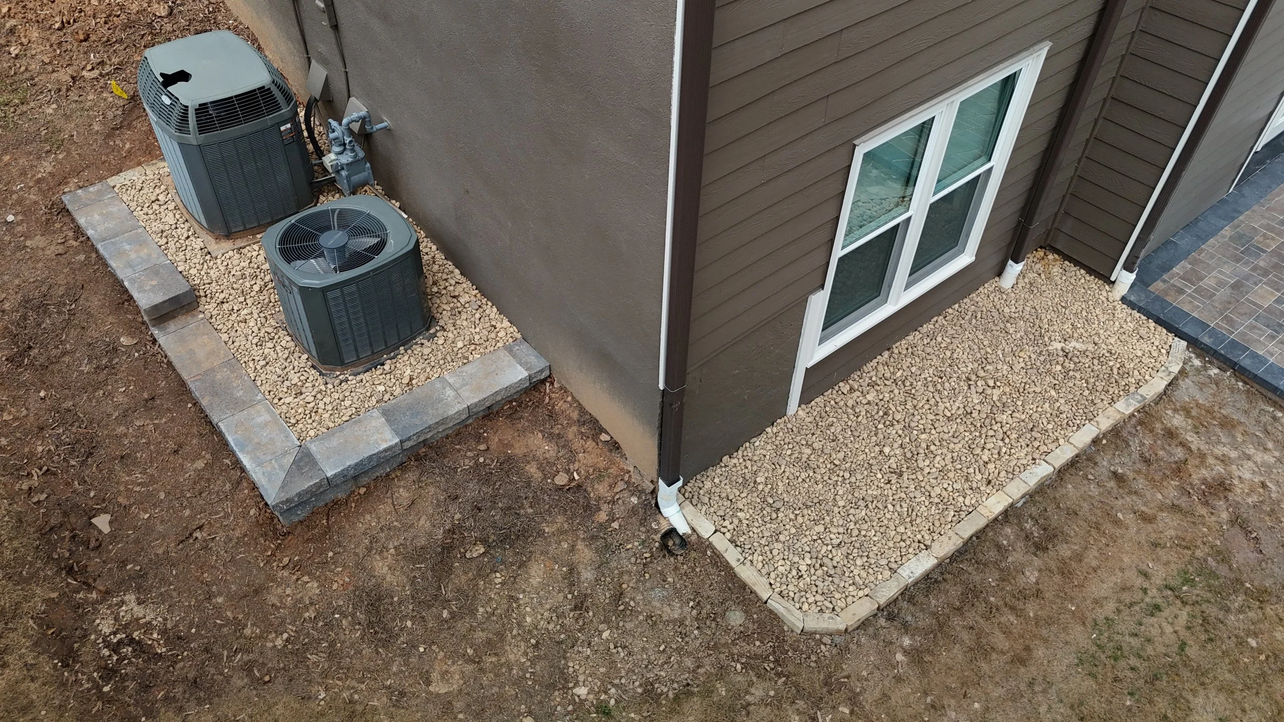 AC Unit Rock Mulch.JPG