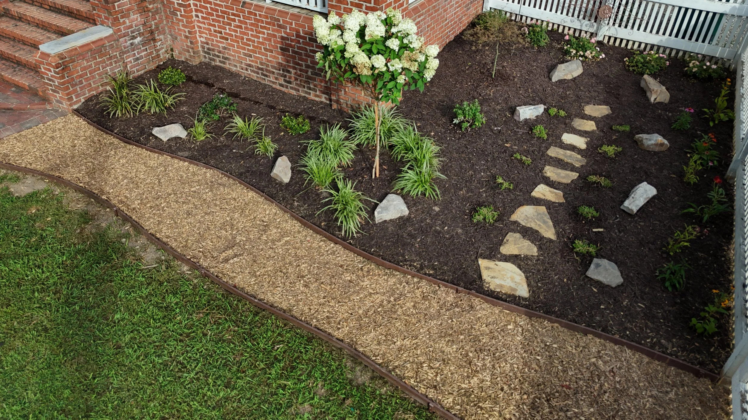 Front Yard Right Side After