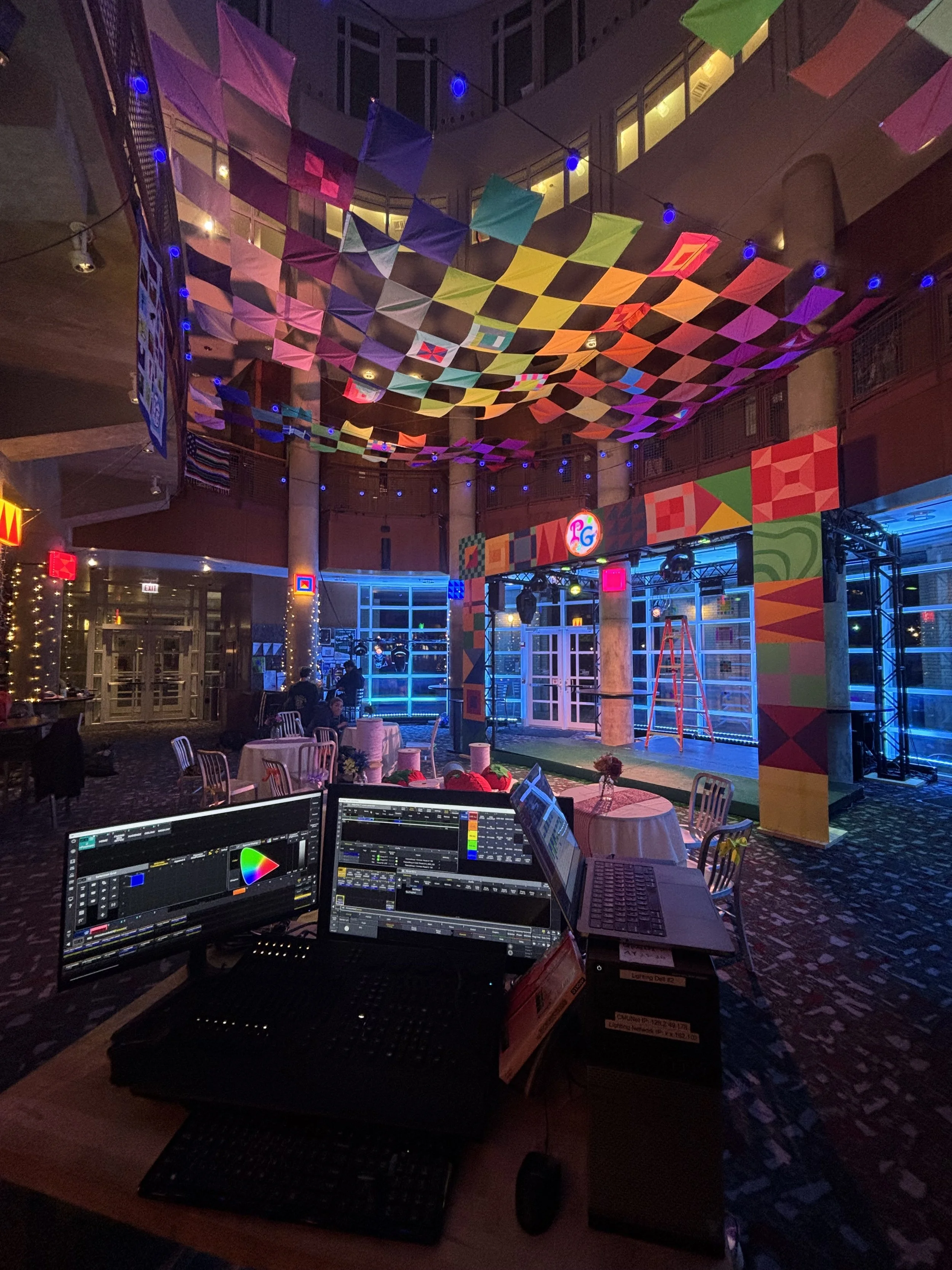 Playground 23 Lobby Installation | MA3