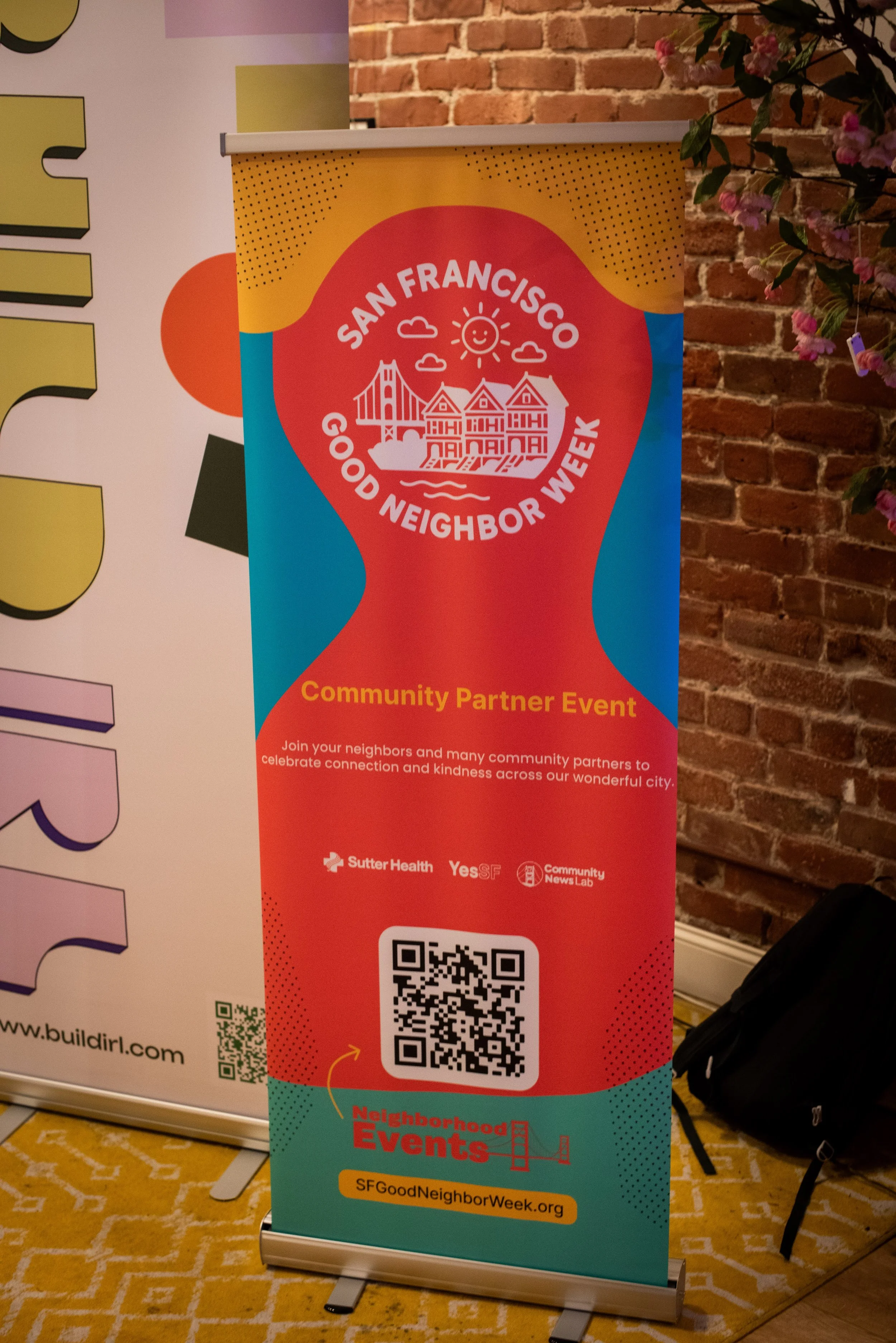 SF Good Neighbor Week event banners