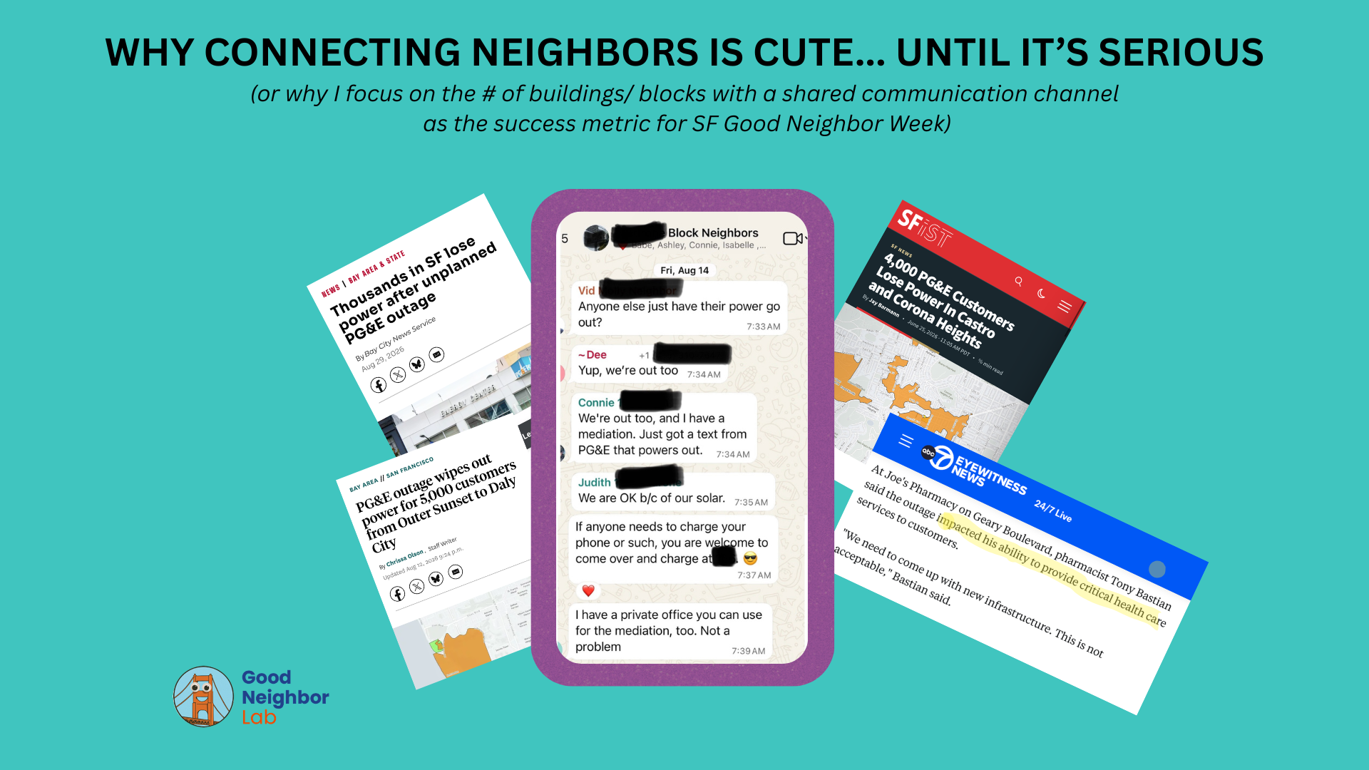 Why connecting neighbors is cute… until it’s serious