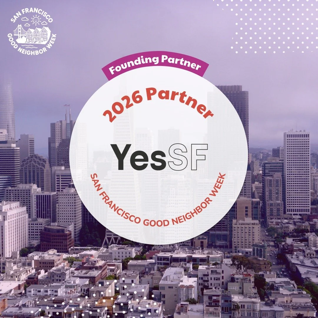 🎉 We are excited to announce our Partners for San Francisco Good Neighbor Week 2026!

Thank you @yestosf_ for the continued support in celebrating community and connection in San Francisco 🤩🥳

2026 SF Good Neighbor Week is September 26 - Oct 4!