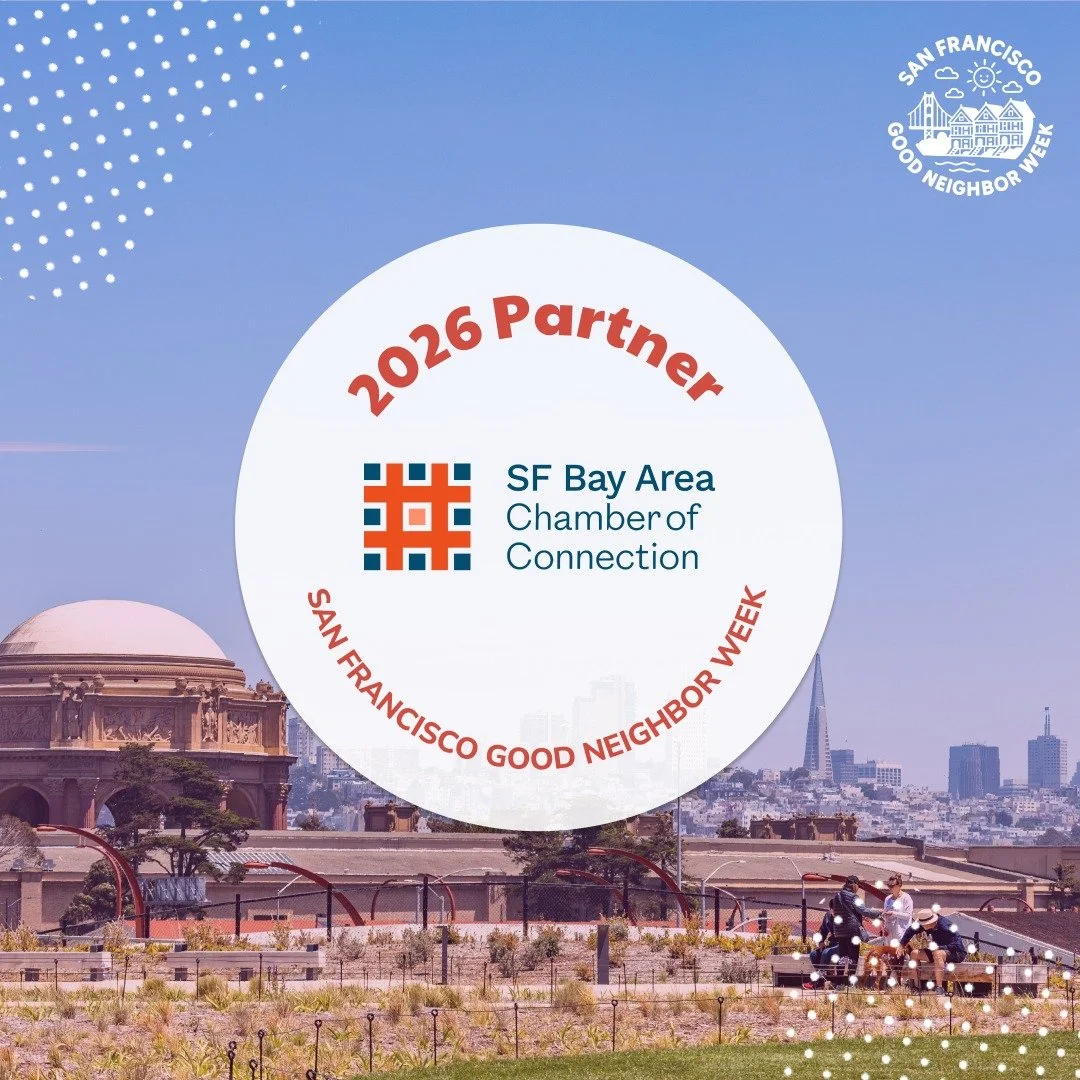 🎉 We are excited to announce our Partners for San Francisco Good Neighbor Week 2026!

Thank you SF Bay Area Chamber of Connection for your support in celebrating community and connection in San Francisco 🌁✨ @uschamberofconnection

2026 SF Good Neig