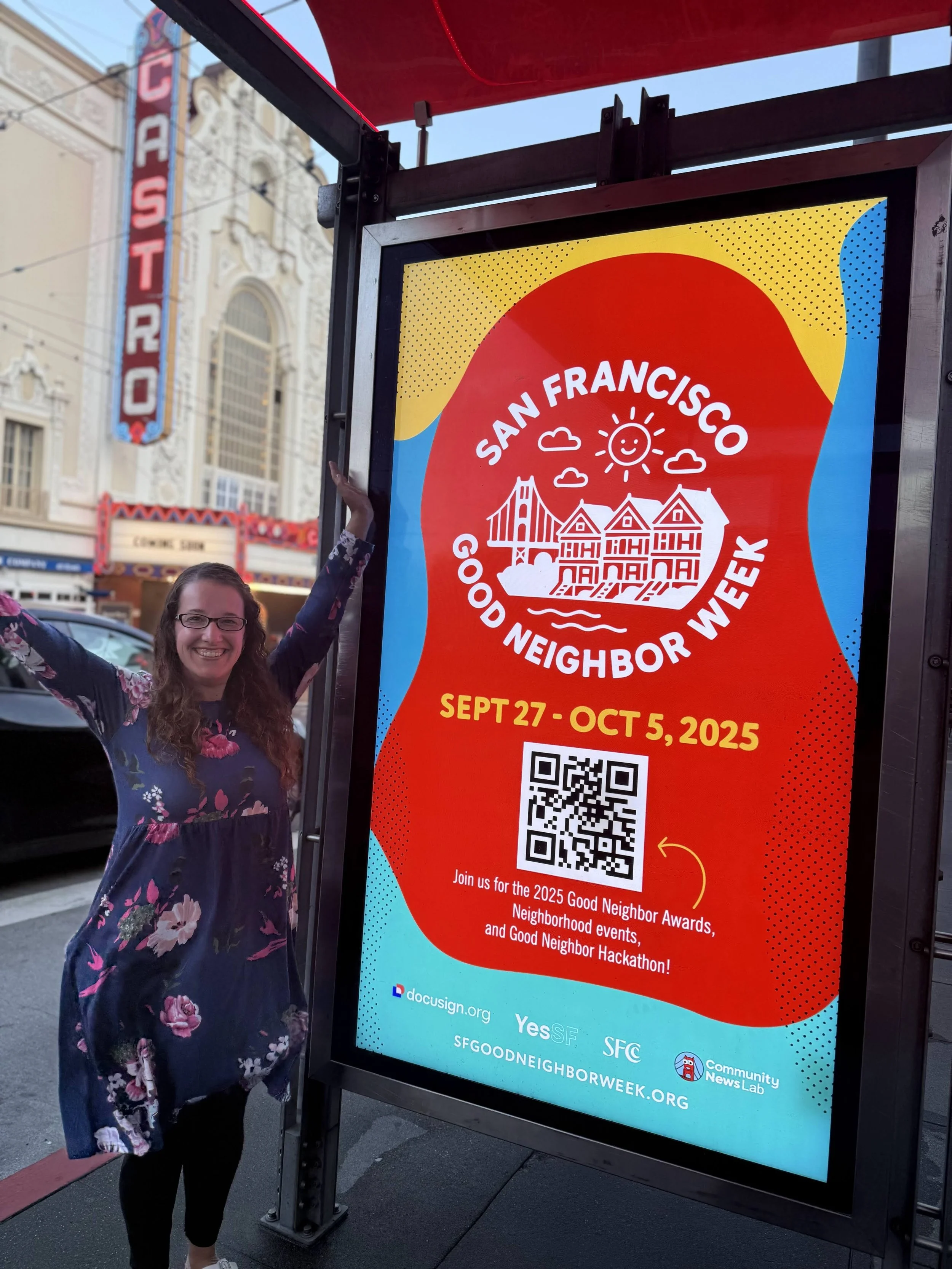 City-wide bus stop ads