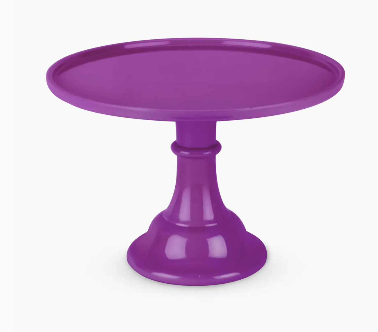 11.5 Inch Collapsable Melamine Cake Stand in Fushia