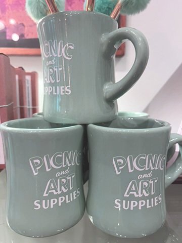 PICNIC AND ART SUPPLIES COFFEE MUG