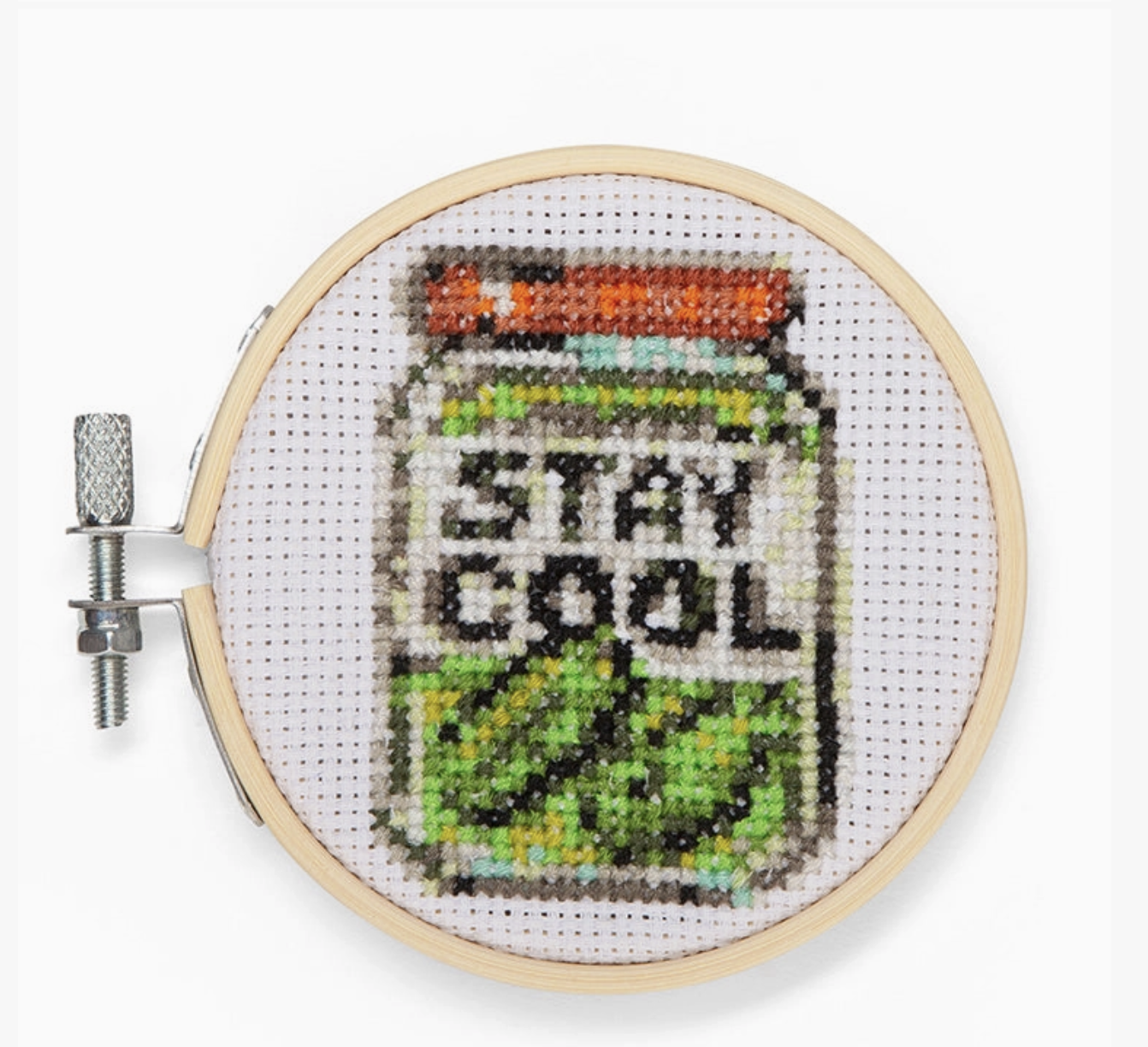 Pickle Mini Cross Stitch Embroidery