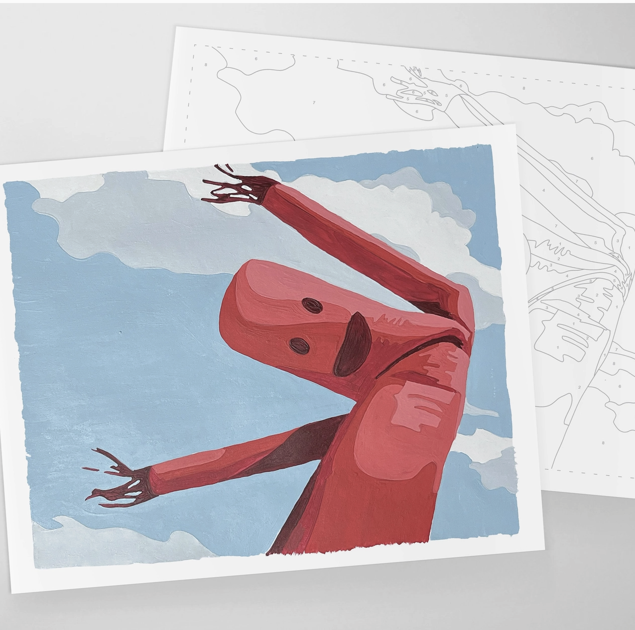 Roadside Vignette | Modern Paint By Numbers  Kit