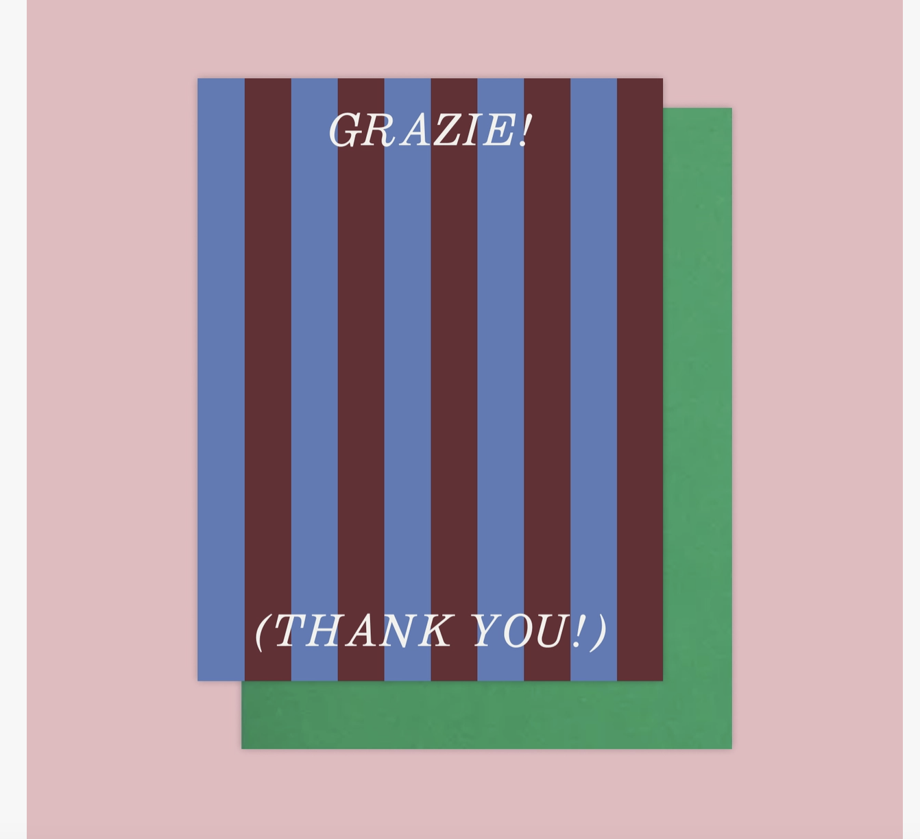 Grazie Thank You Card