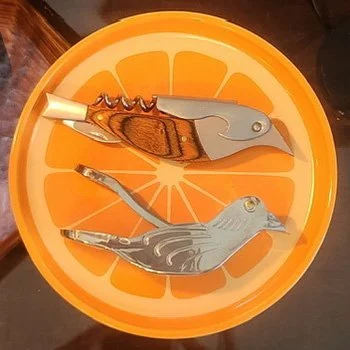 ORANGE TRINKET TRAY