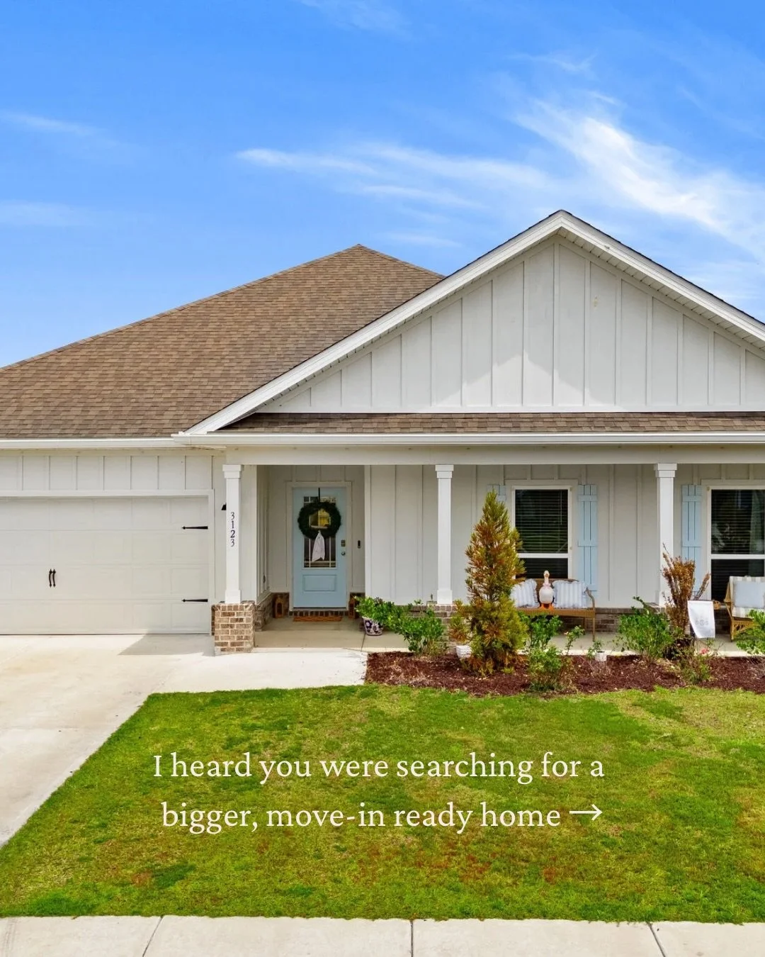 I heard you were searching for a bigger, move-in ready home 👀

Panama City, FL 32409 📍

This 4 bedroom home stands out because it already feels more finished, warm, and inviting than your typical newer build. 

Built in 2024, but thoughtfully updat