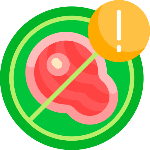 A radioactive warning sign overlaying a cross-section of a human organ, indicating a medical alert or danger.