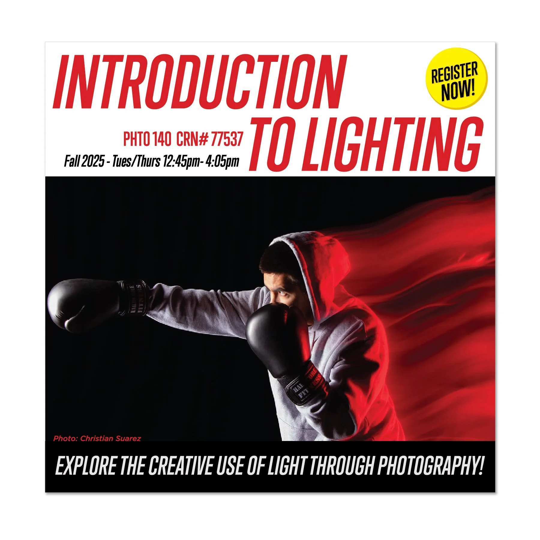 Lighting course ad for Rio Hondo College