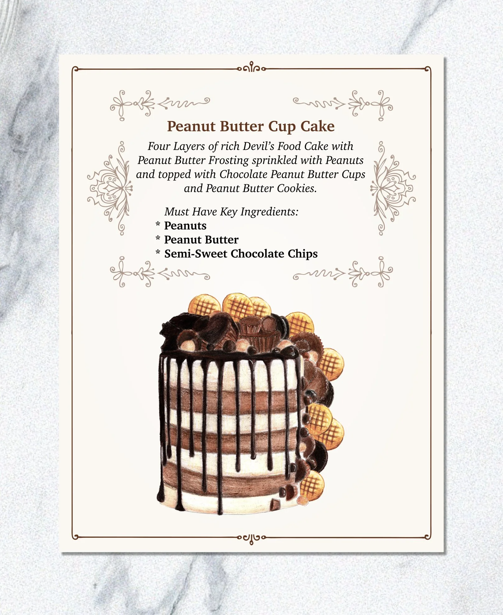 On camera recipe for Crime Scene Kitchen