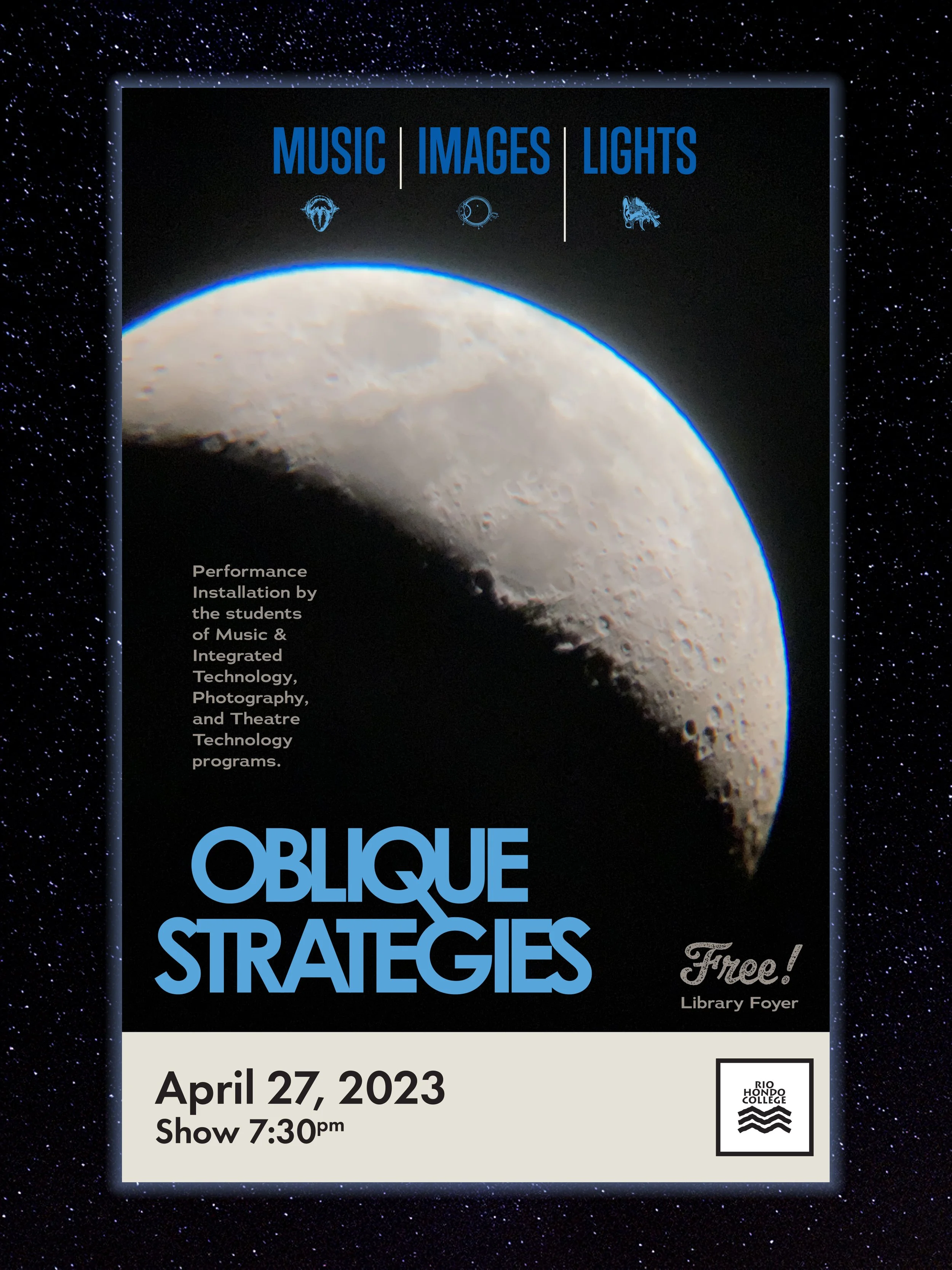 Sound performance ad for Rio Hondo College