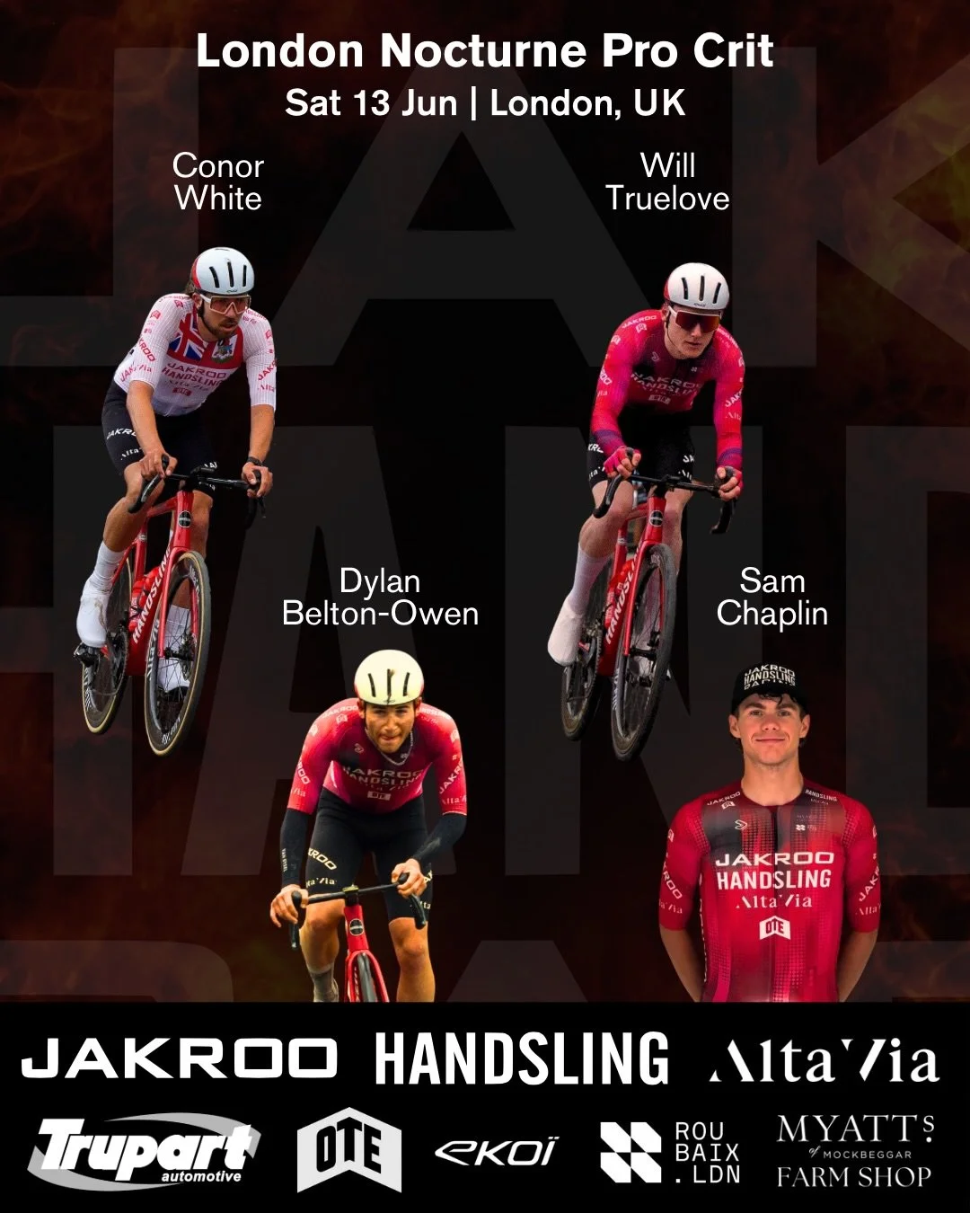 Our squads for the upcoming split calendar @racenocturne PRO CRIT and @tourofmalopolska 2.2

#FEEDtheFIRE

#britishcycling #uciracing #jakroohandsling