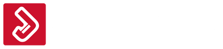 Jakroo logo with red icon and white text