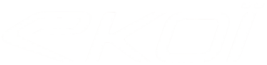 Logo with the text '2KÖI' in white on a black background.