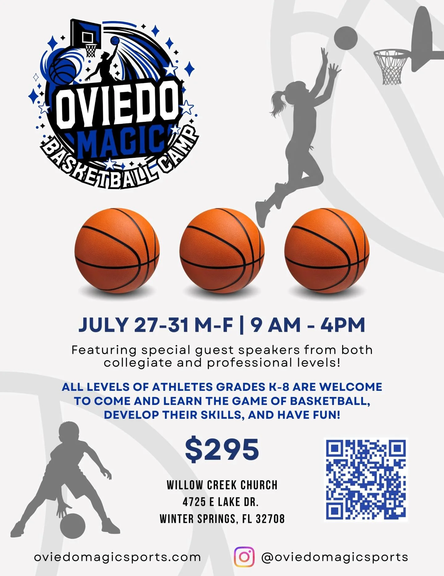 REGISTER NOW for our Annual Summer Basketball Camp!