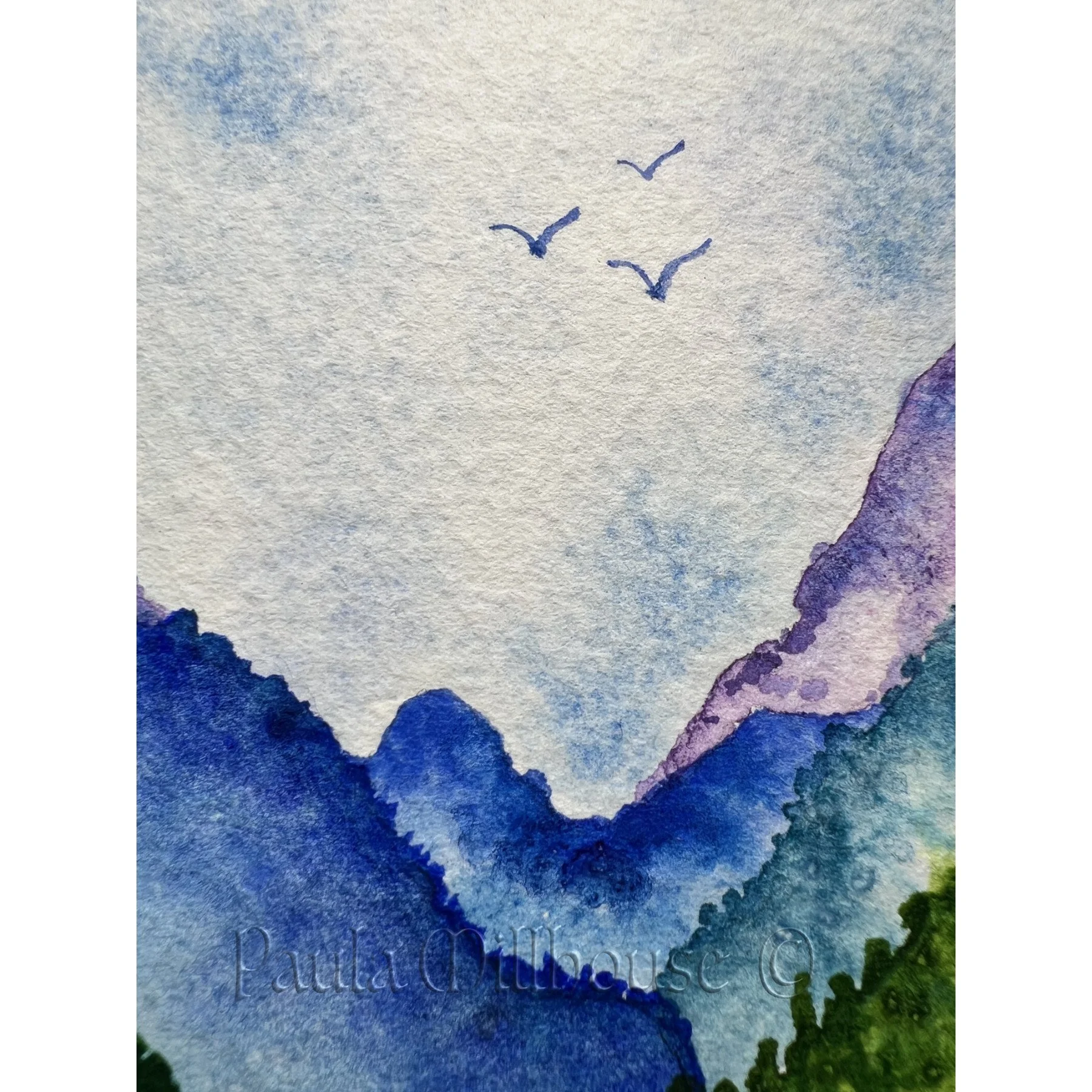 Blue Ridge Mountains Peaceful Sail 1.#1182.PaulaMillhouse Fine Art.Web.JPG