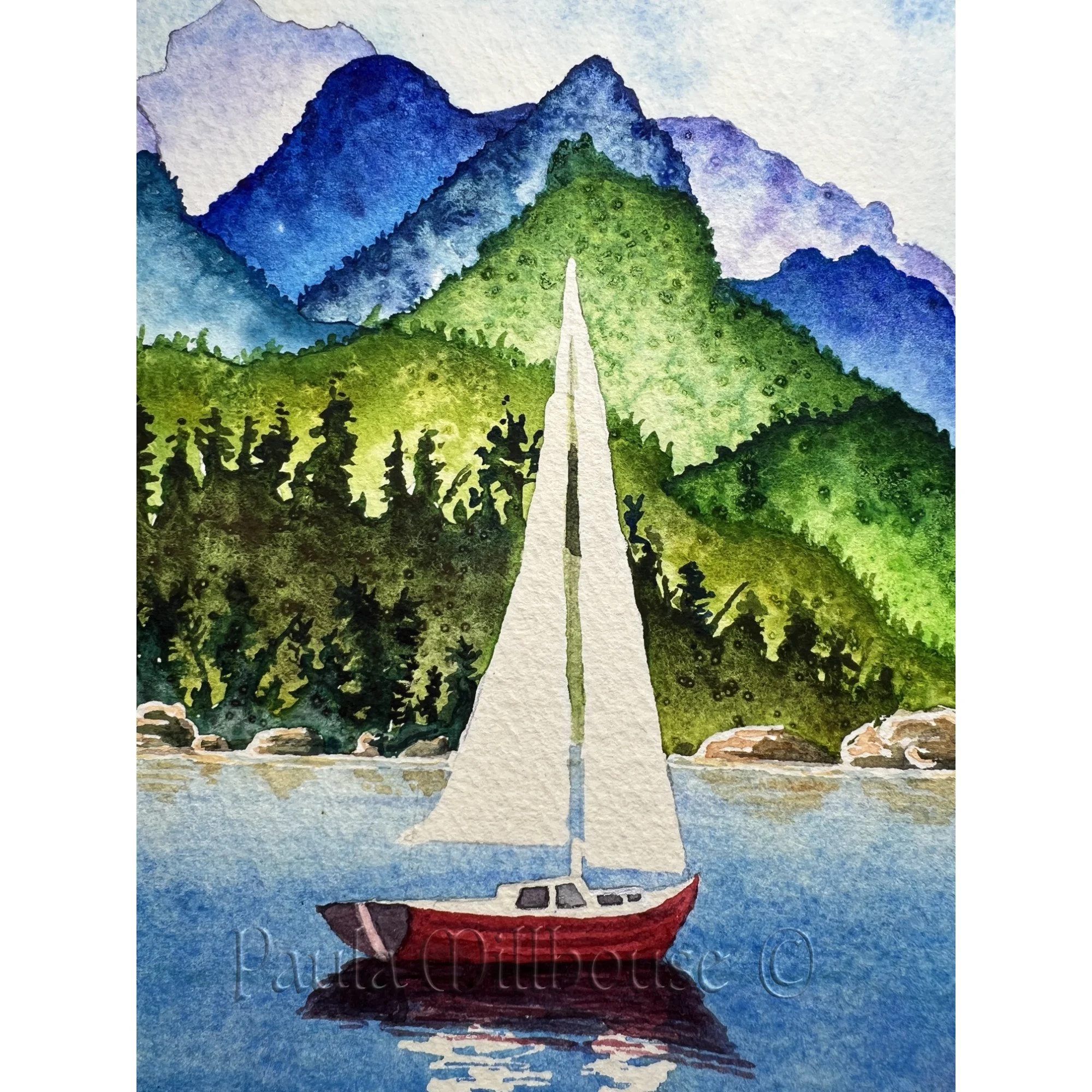 Blue Ridge Mountains Peaceful Sail 2.#1182.PaulaMillhouse Fine Art.Raw.JPG