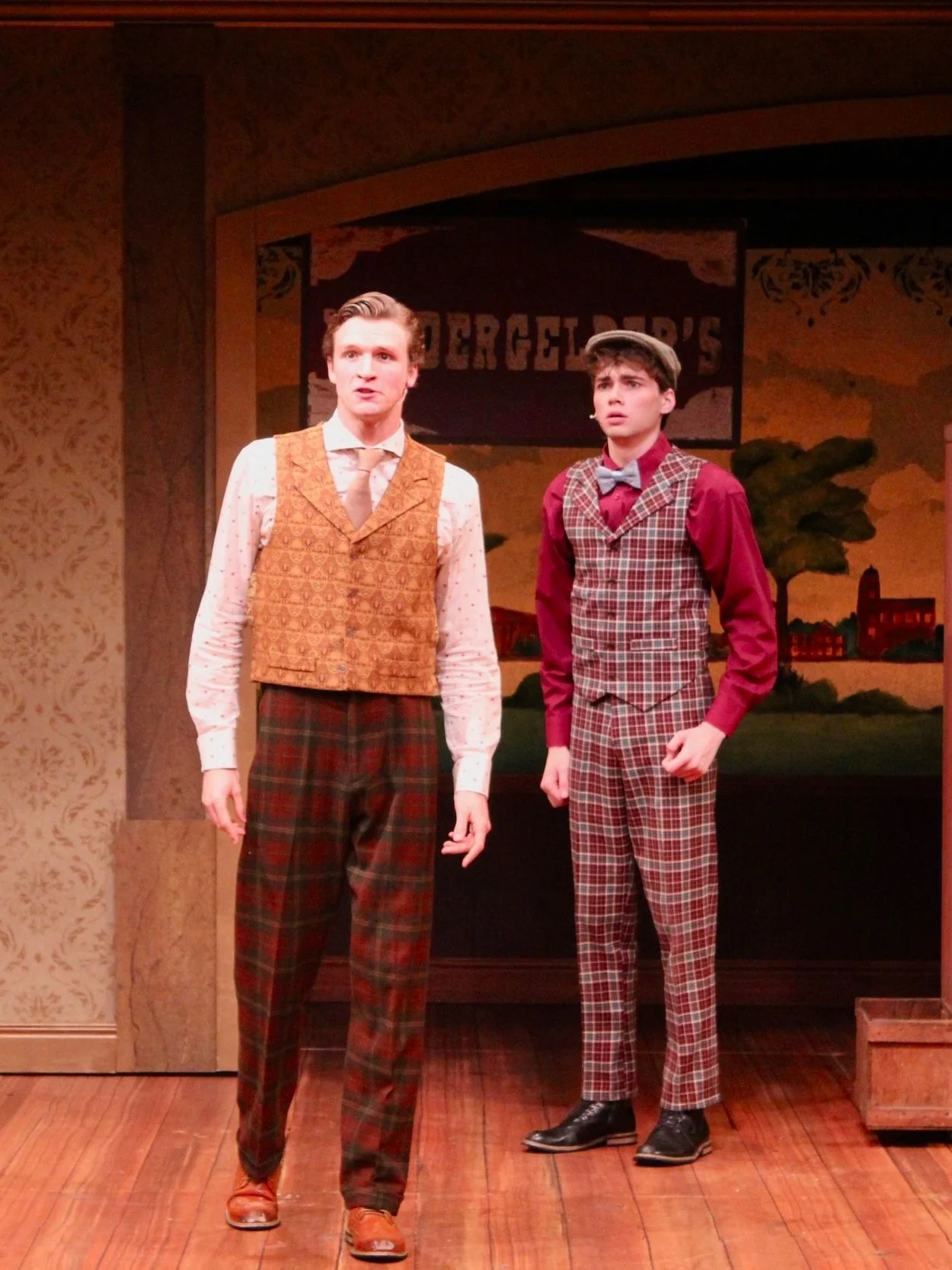 Teddy as Barnaby Tucker in Hello, Dolly! at the Cortland Repertory Theatre