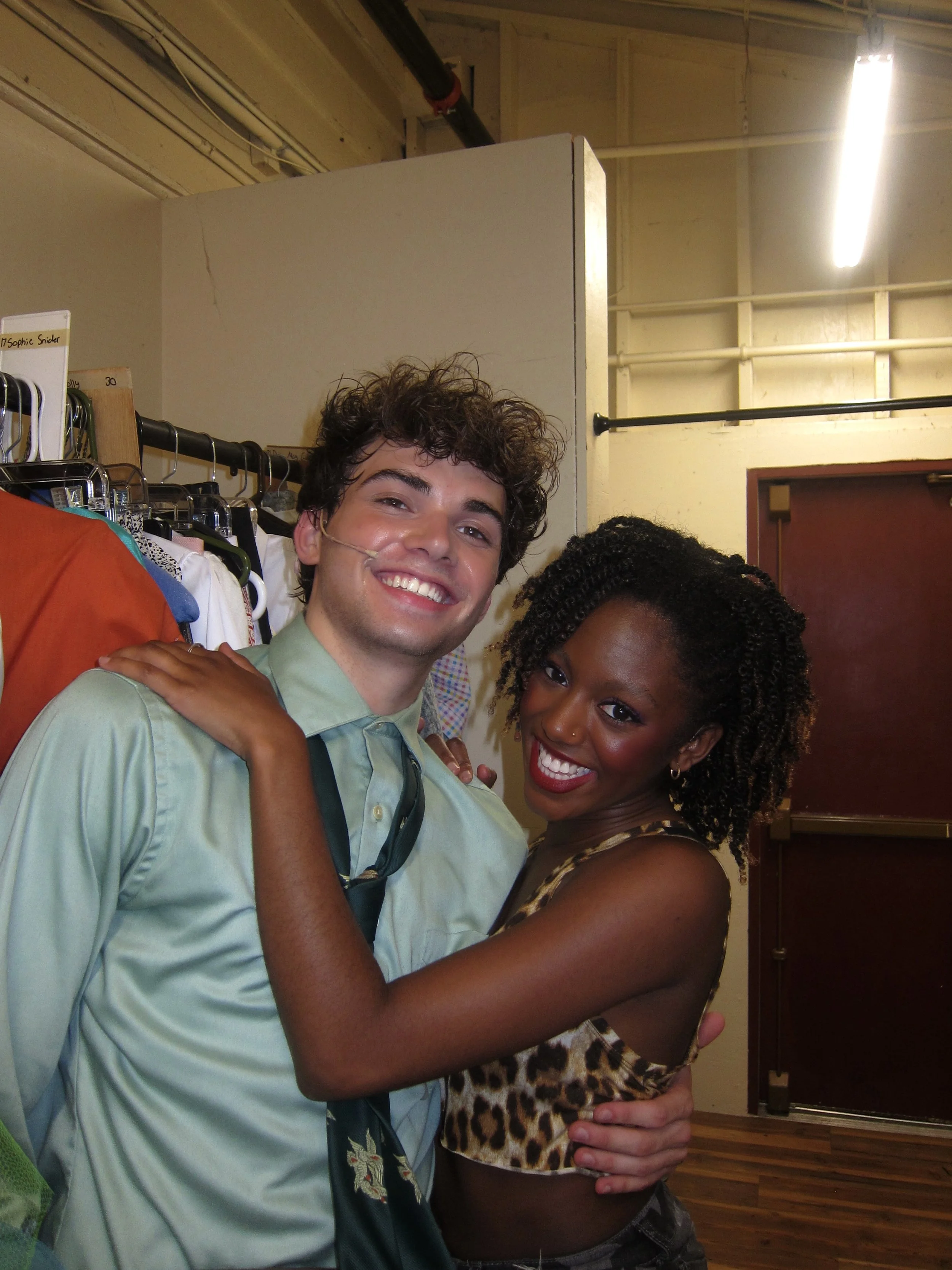 Teddy in the ensemble of The Wedding Singer at the Cortland Repertory Theatre