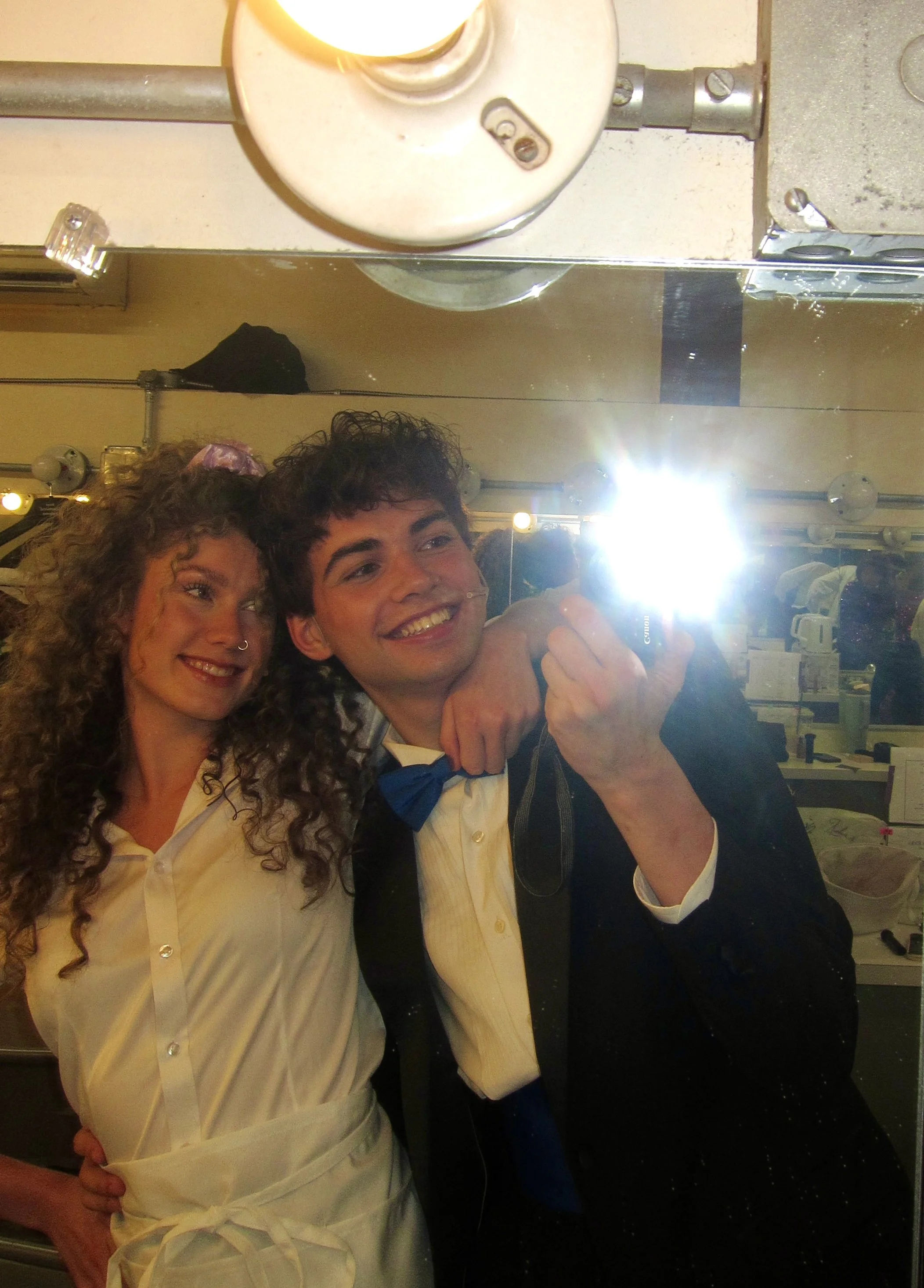 Teddy in the ensemble of The Wedding Singer at the Cortland Repertory Theatre