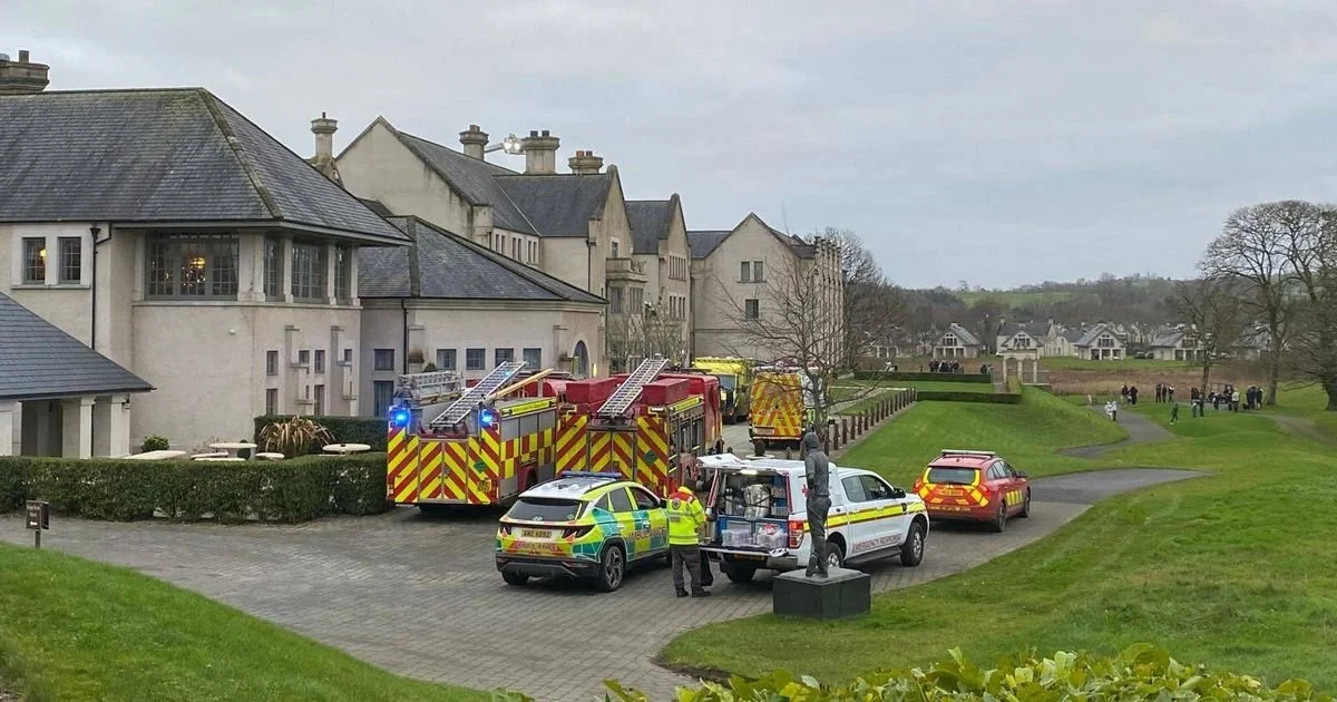 Paraglider Rescued from Hotel Roof in Co. Fermanagh

