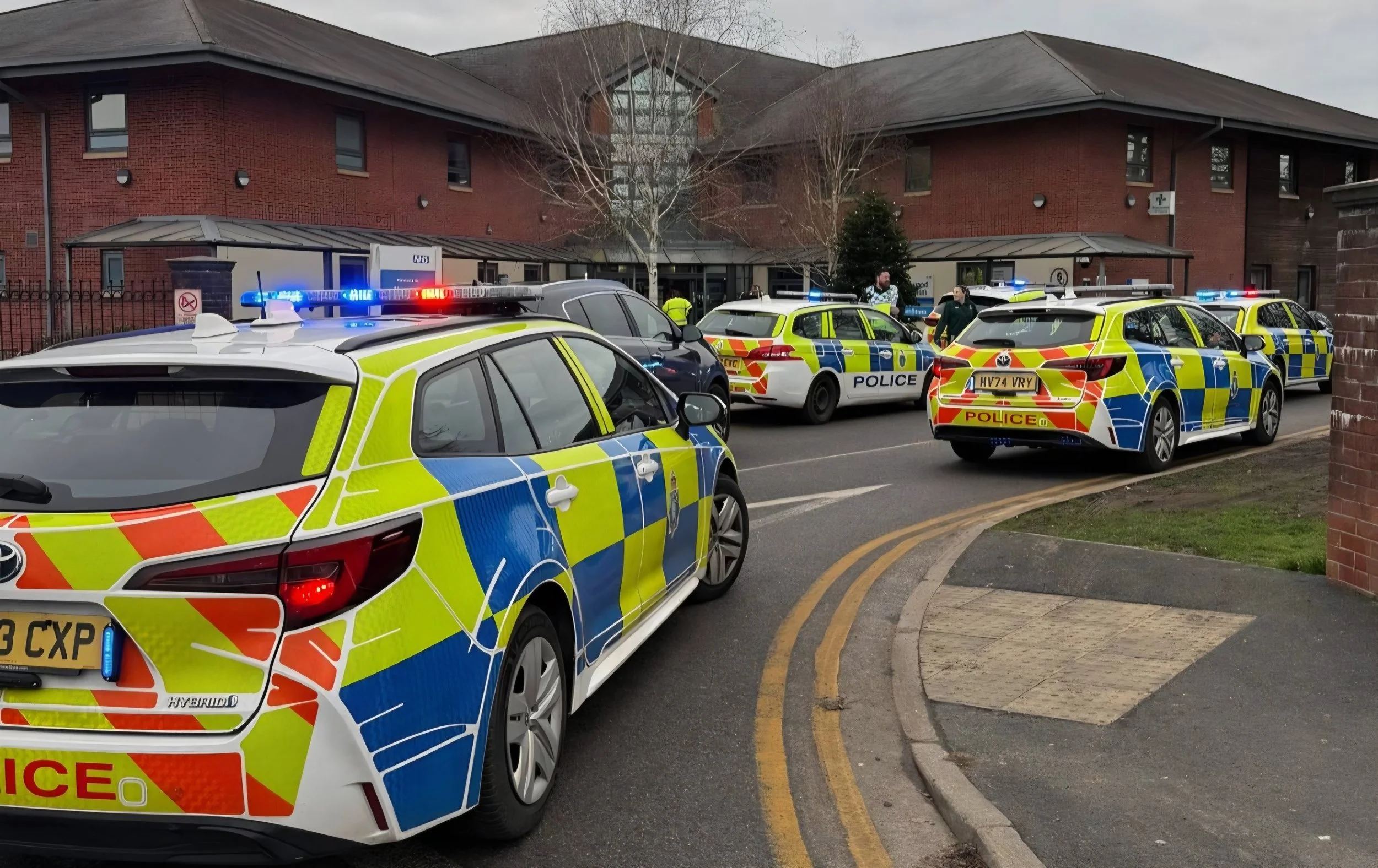 Five injured after alleged crowbar attack at community hospital

