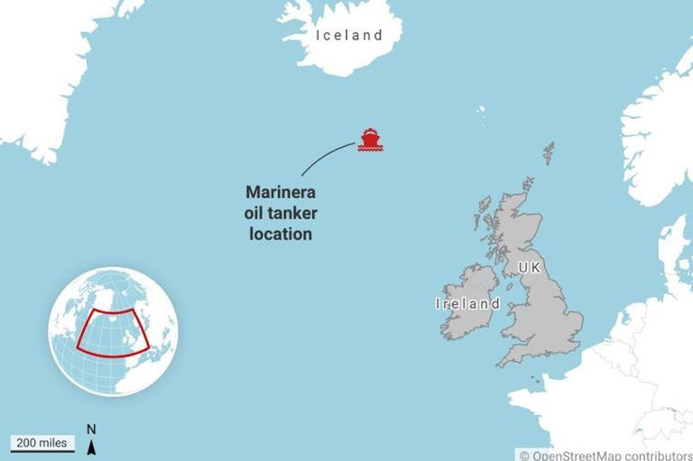 United States Forces Seize Venezuelan-Linked Oil Tanker Marinera in North Atlantic After Prolonged Pursuit