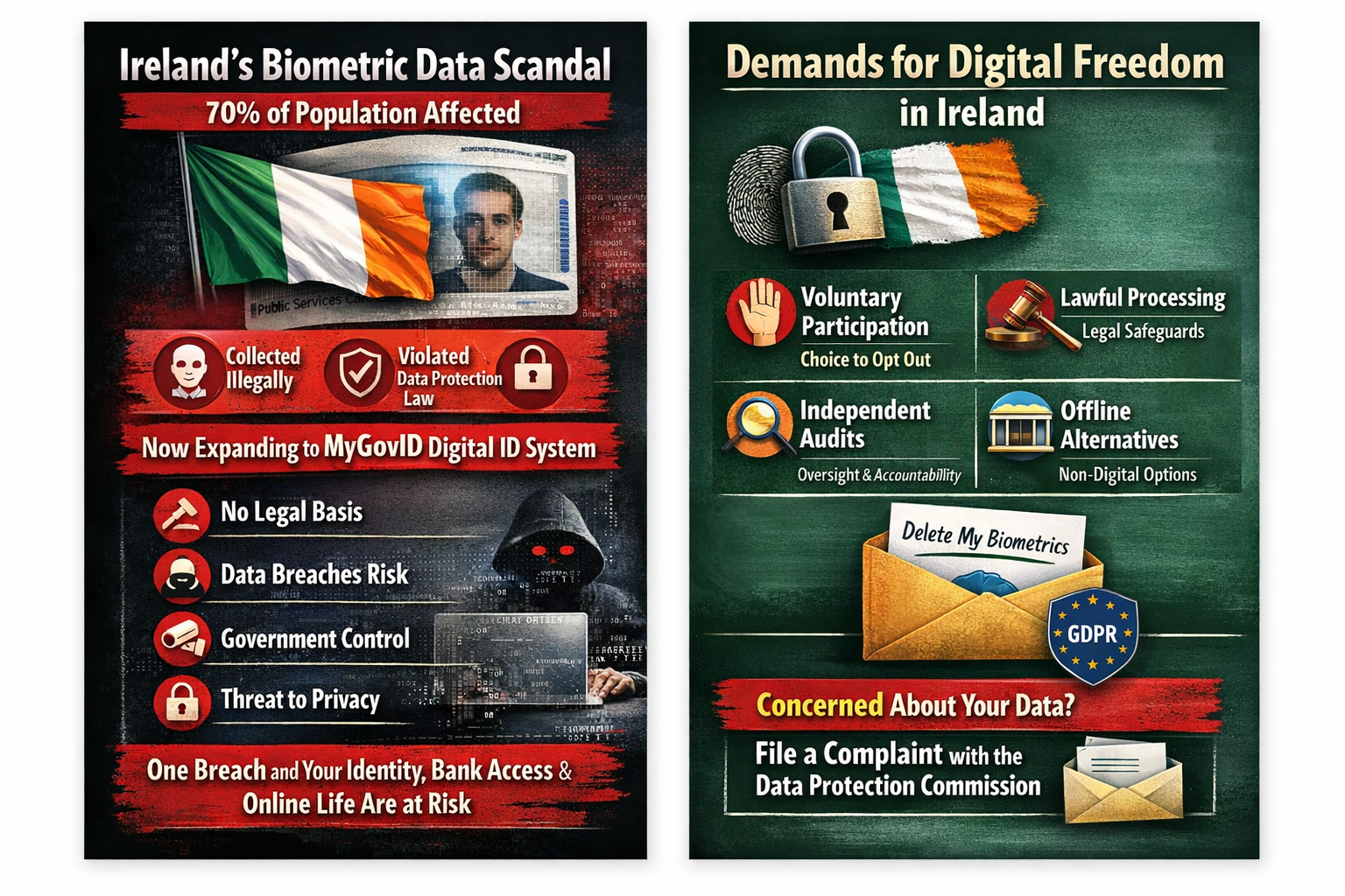 Irish State Forced to Confront Illegal Biometric Database as Digital ID Expansion Looms