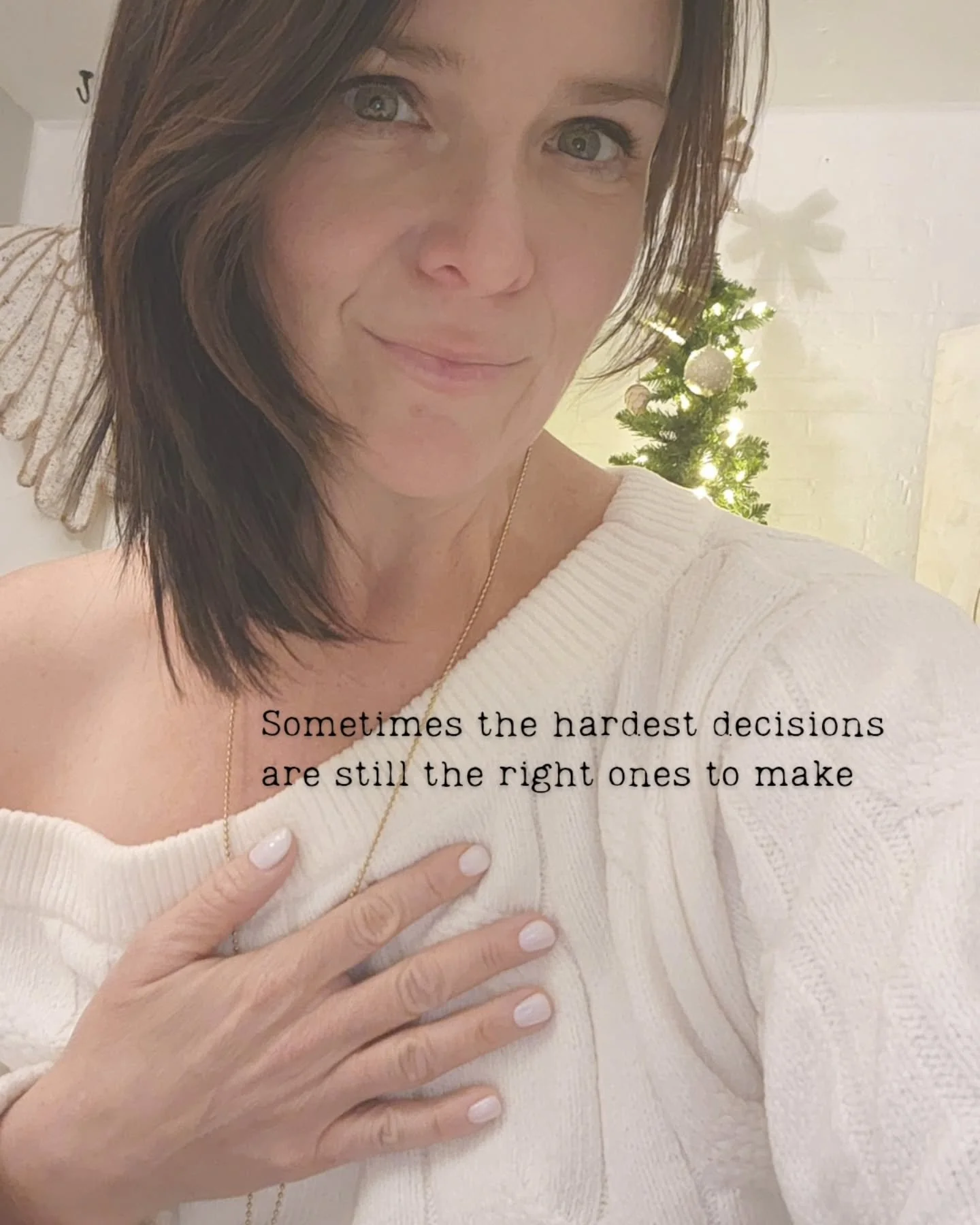 Sometimes, the hardest decisions are still the right ones to make.

Sometimes, you spend countless hours hyping yourself up, preparing yourself, or just flat out surrendering.

They may break your heart, crack you wide open, and maybe even cost you e