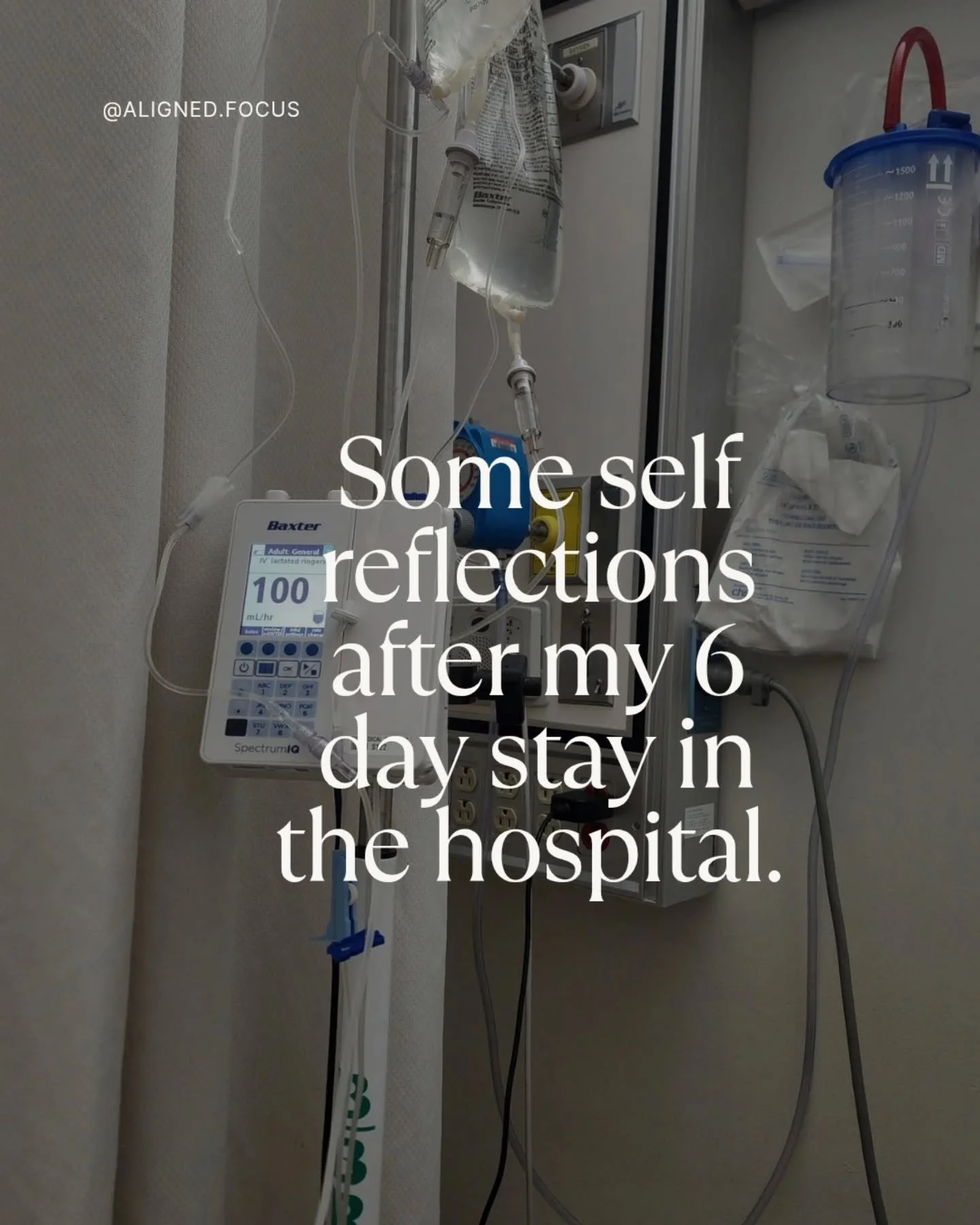 Sometimes, things in life come out of nowhere and knock you off your feet, bring you to your knees, and surrender you even more.

I'm not just talking about my recent hospital stay for my perforated appendix and treatment for appendicitis, but wow, w