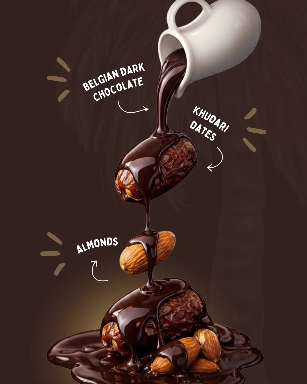 Chocolate-covered dates, done properly.

Premium dates.
Whole almonds.
Rich dark chocolate.

Simple ingredients. Deliciously fine.

This is how we take dates seriously.

albazaar.ca 🌴

#chocolatedates #datedessert #glutenfreefood #healthysweets #alb