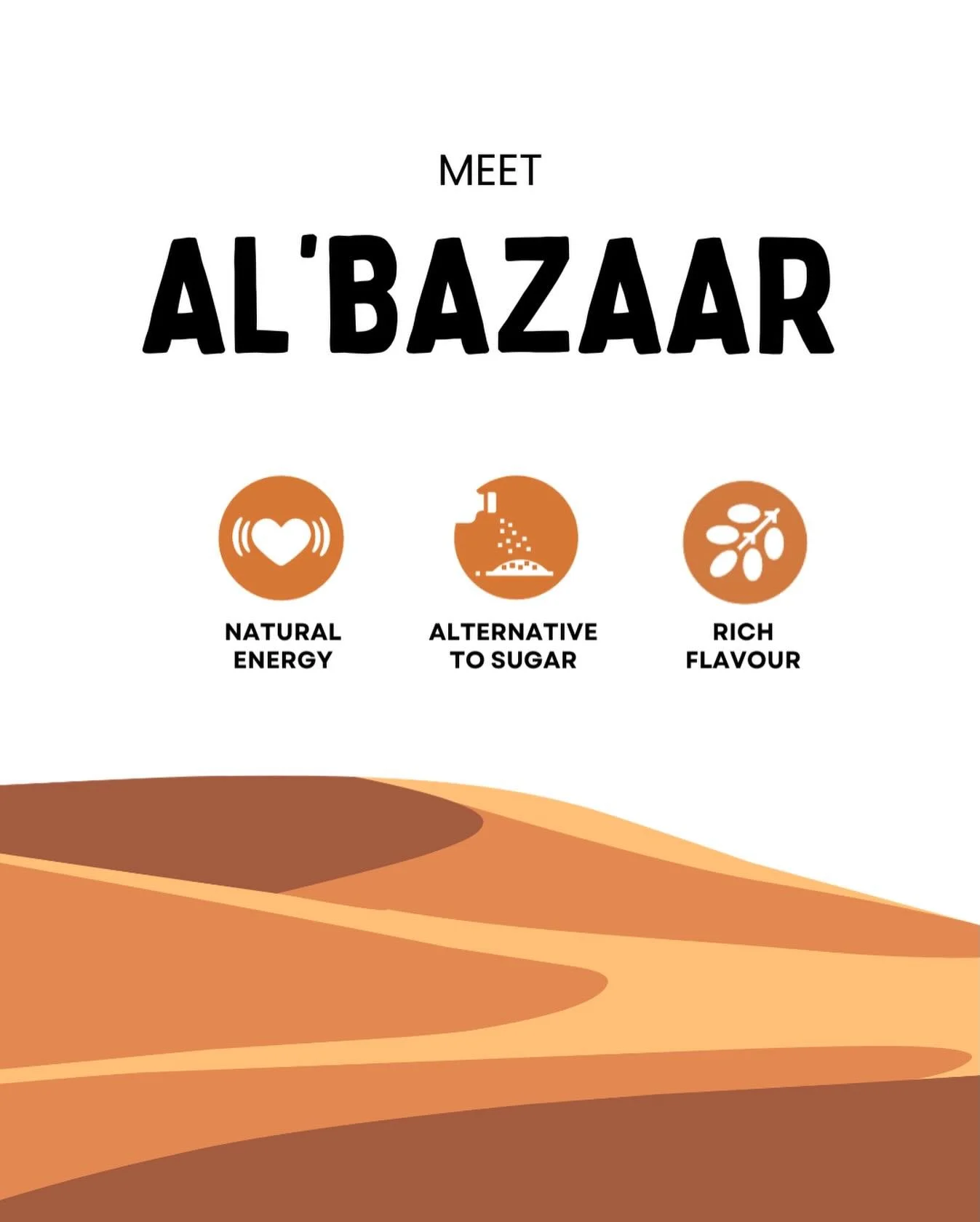 Meet Al&rsquo;Bazaar 🌴

Naturally sweet products made from premium dates.

A better way to snack.
A better way to sweeten your food.

Inspired by the Middle East.
Proudly brought to Canada.

🌴 albazaar.ca

Have you ever tried dates as a natural swe