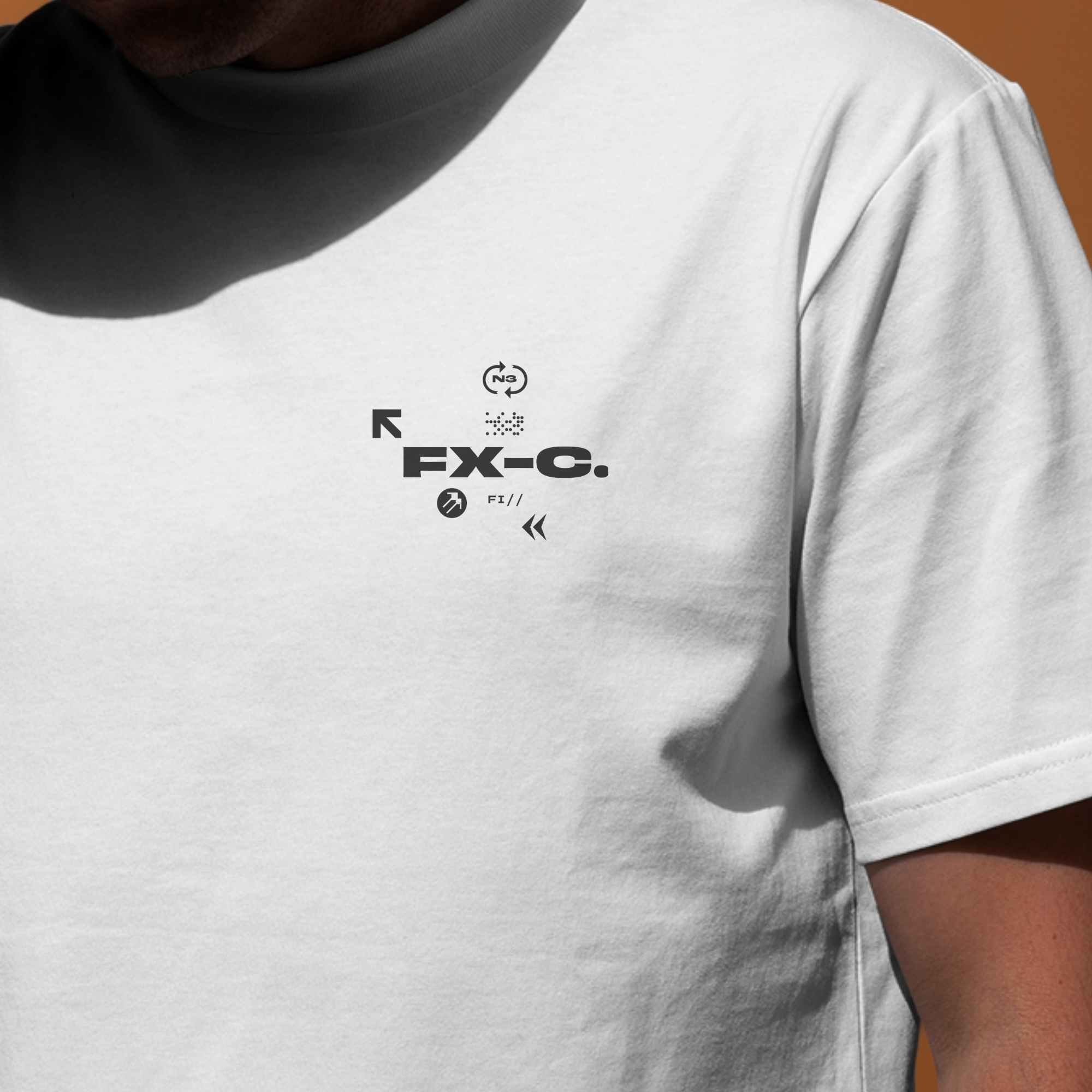 White FXCORE Tee – AS Colour 5001T