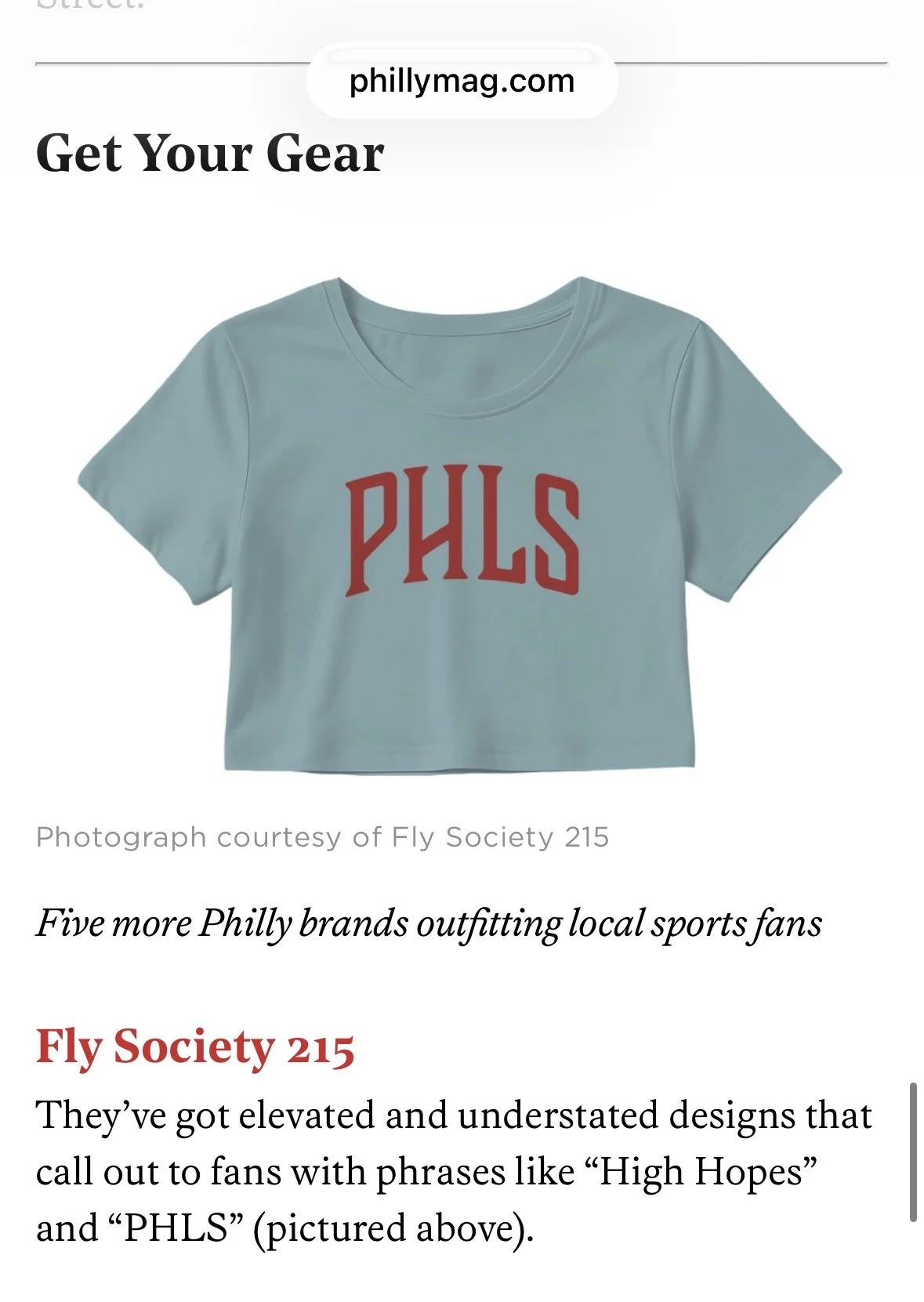 I couldn't find a Philly sports hoodie I actually wanted to wear or gift. 