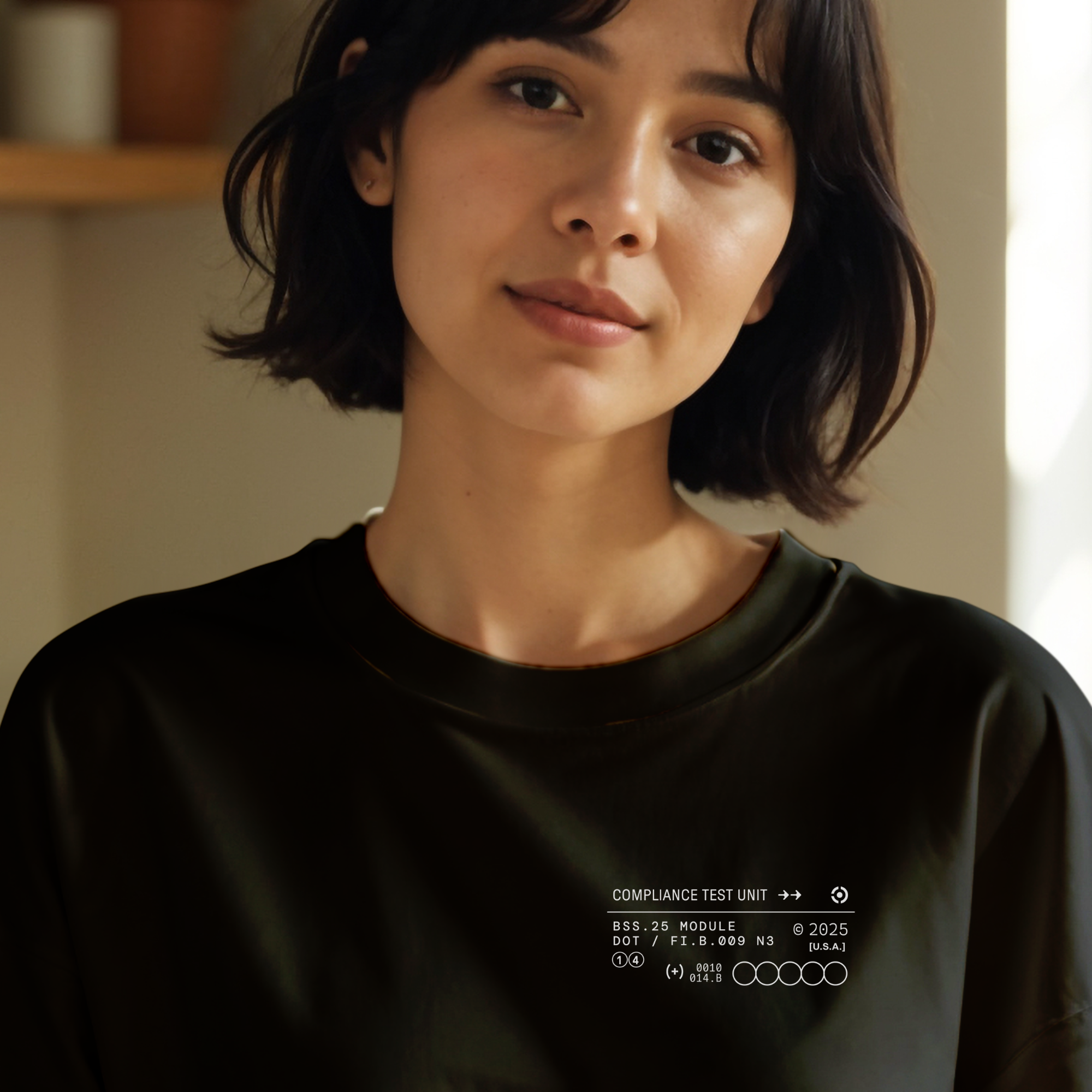 FB Compliance Test Tee – Industrial Label Collection