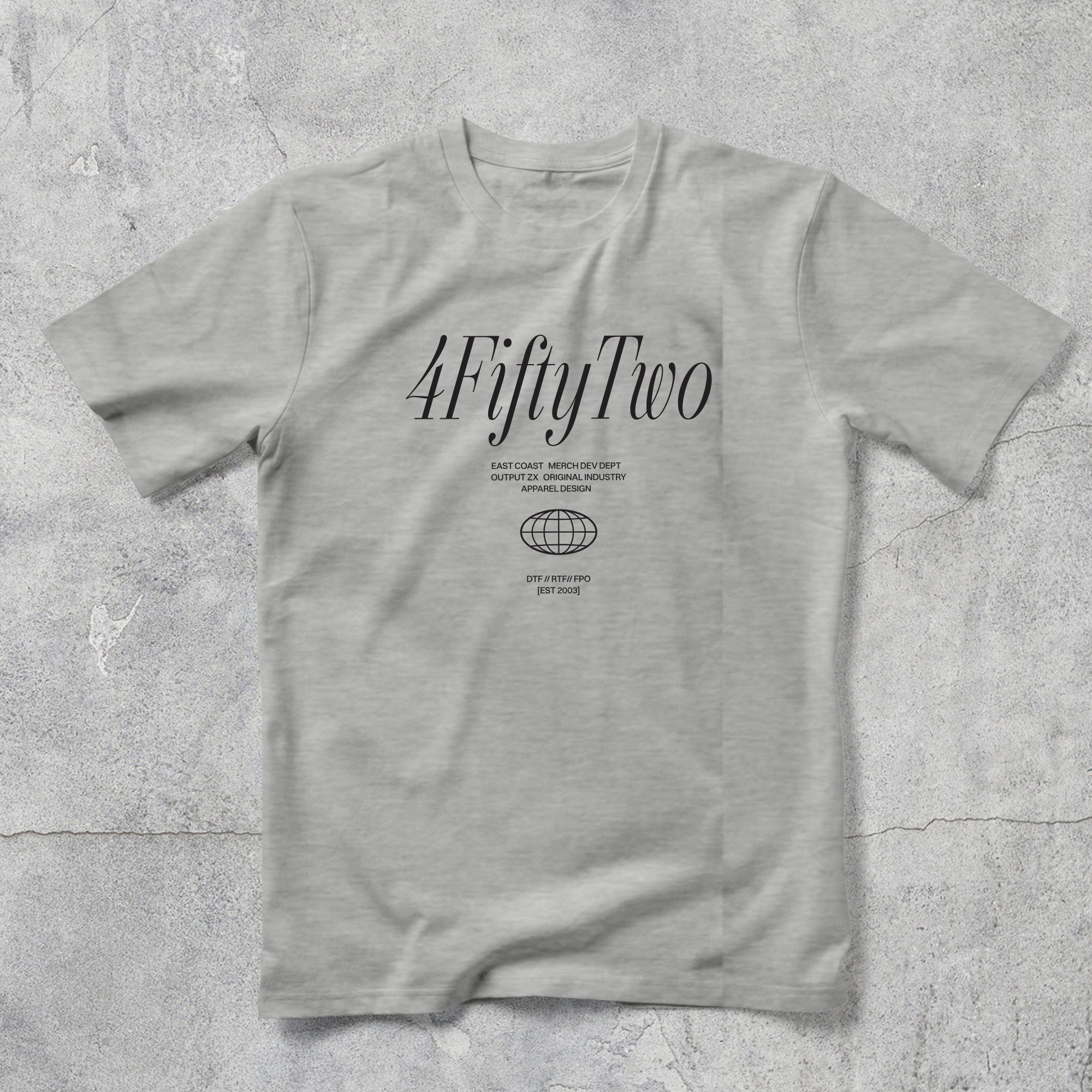 4 Fifty Two Tee – Minimal Graphic Collection