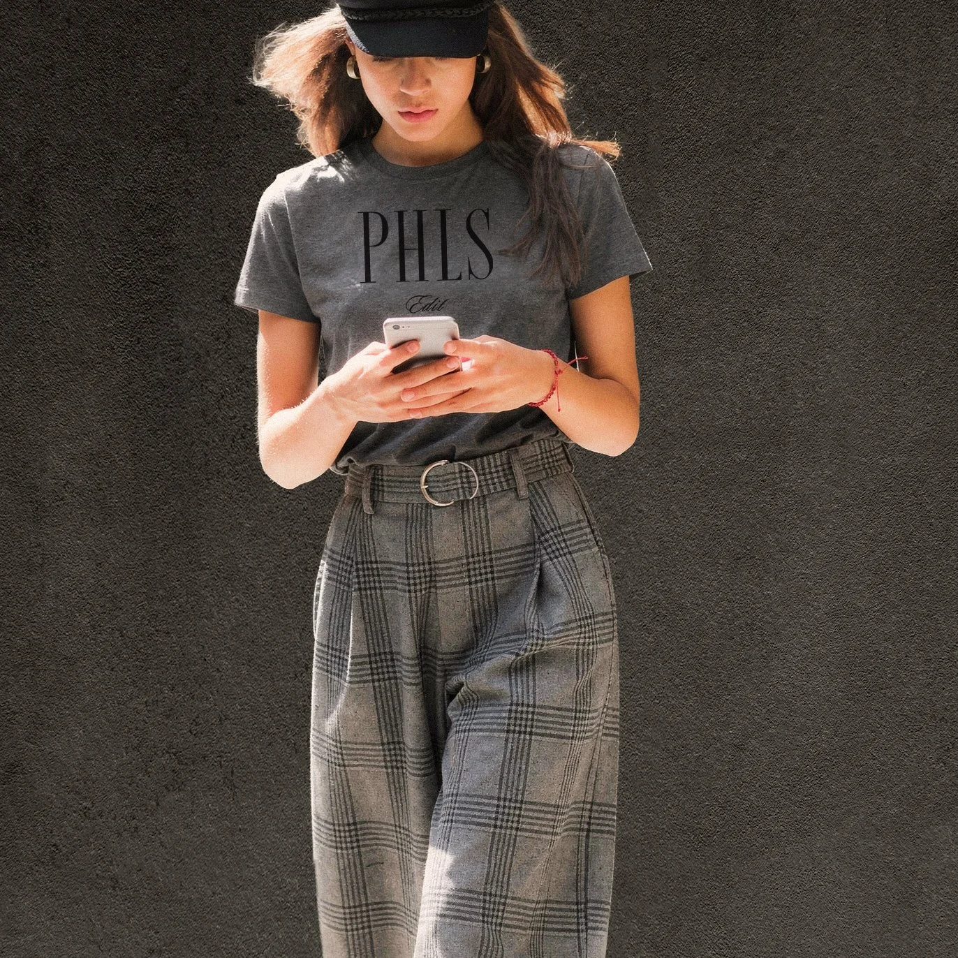 PHLS Edit Grey Supima® Tee