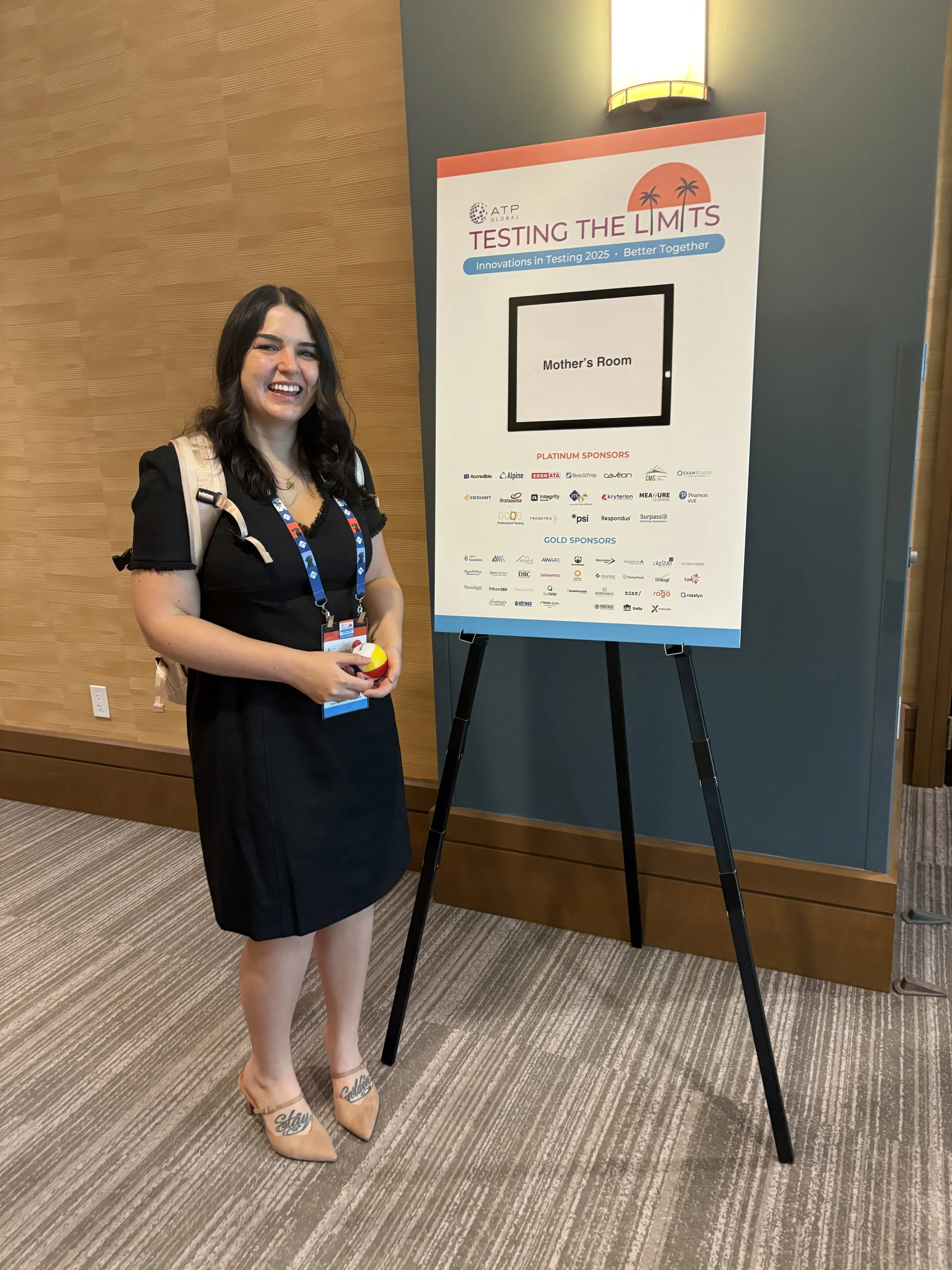 Amanda Crowley presenting at ATP Innovations in Testing