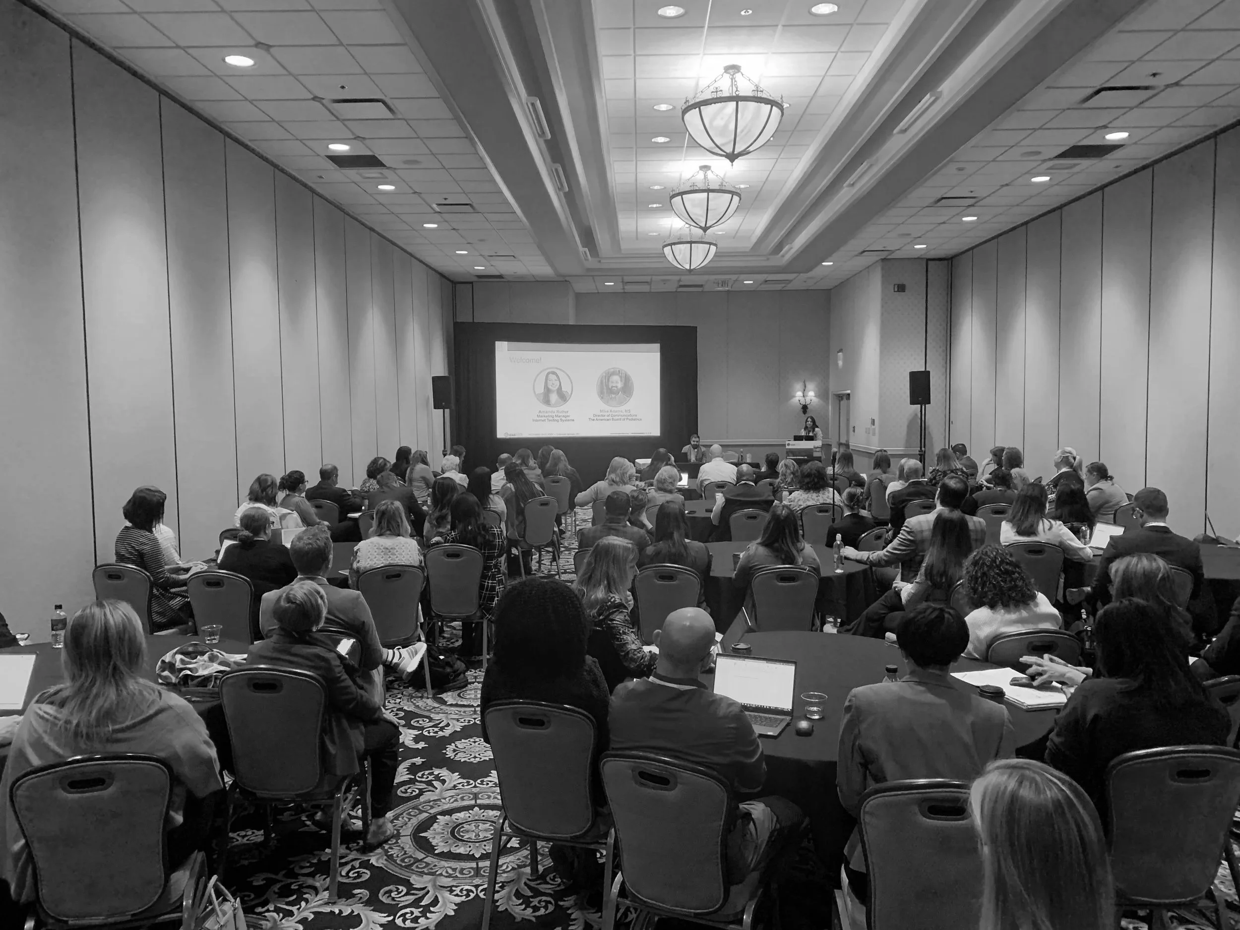 Amanda Crowley presenting at ICE EXG