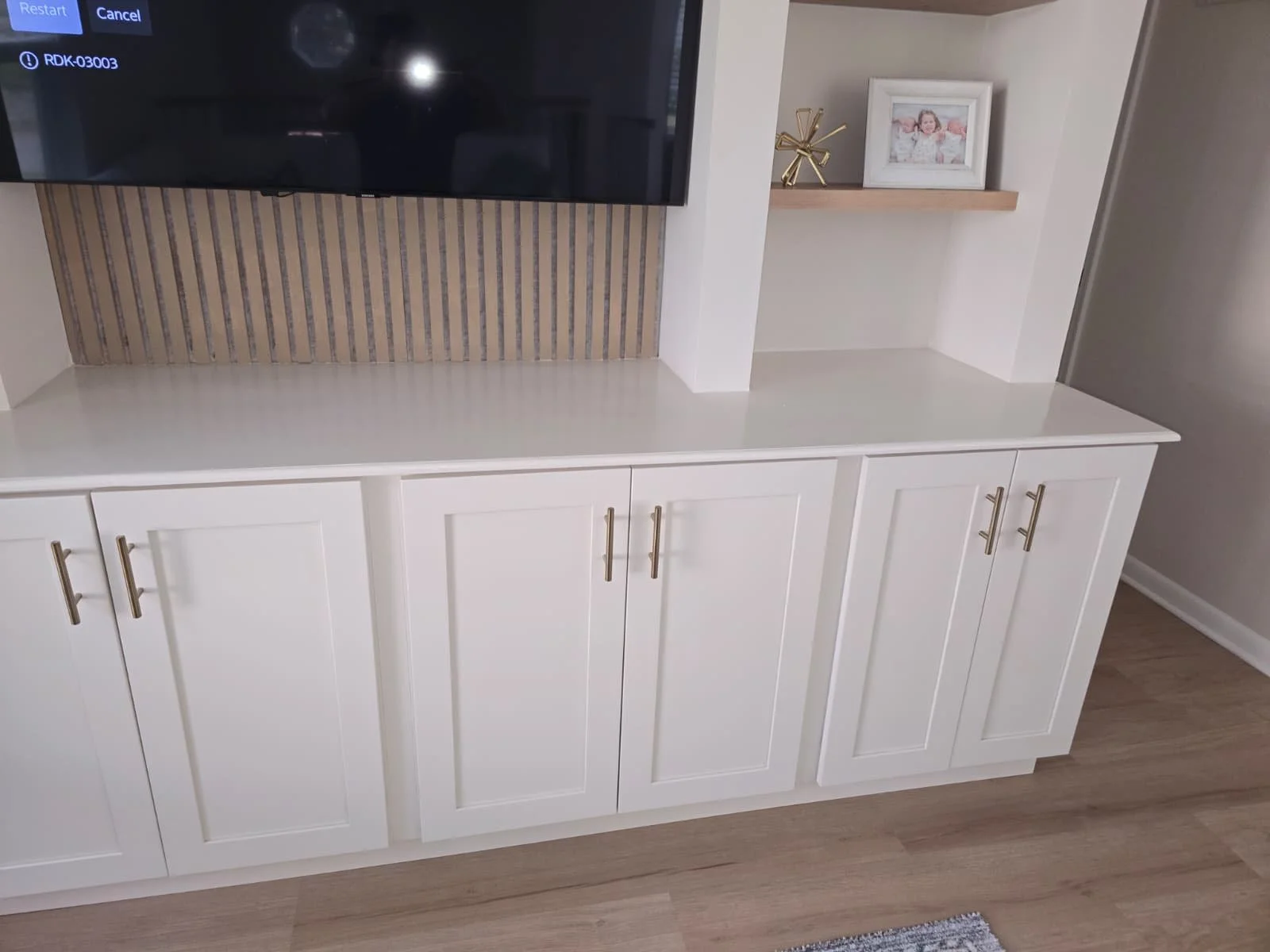 Premium wood staining and finishing for custom built-ins. Attention to detail in every carpentry project in Bethesda.